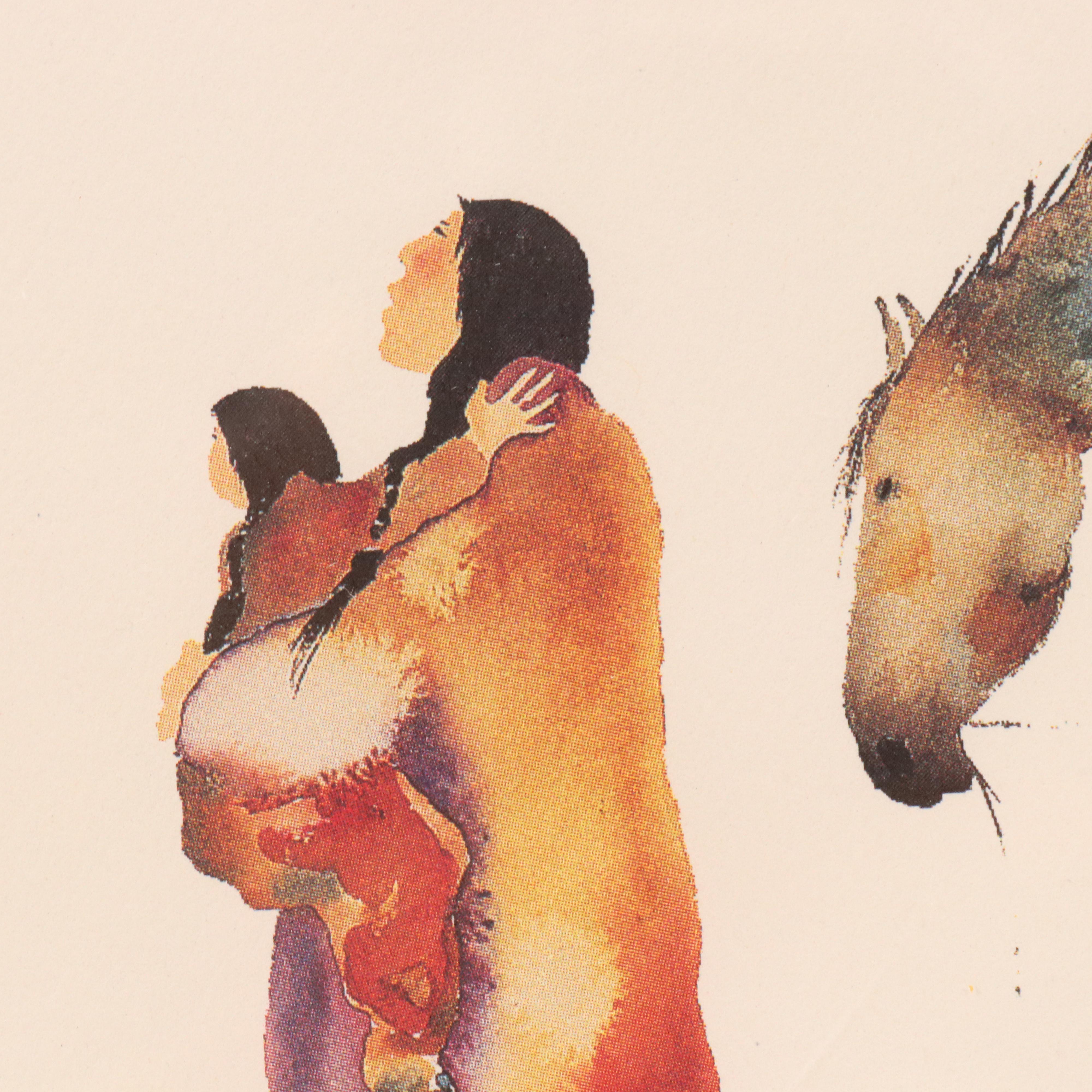 Offset Lithographs After Carol Grigg "Flight" and More Paintings, Circa 2001