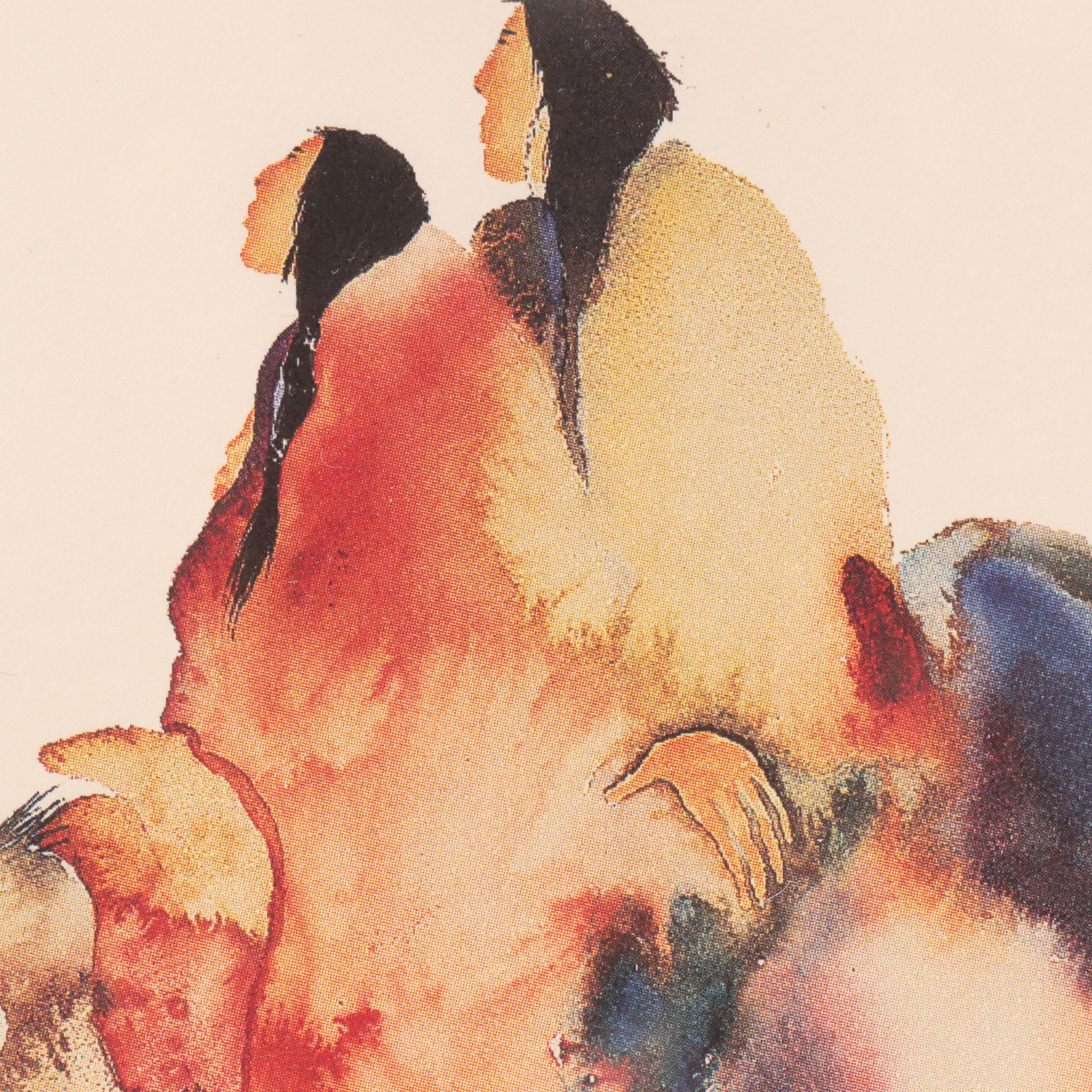 Offset Lithographs After Carol Grigg "Flight" and More Paintings, Circa 2001