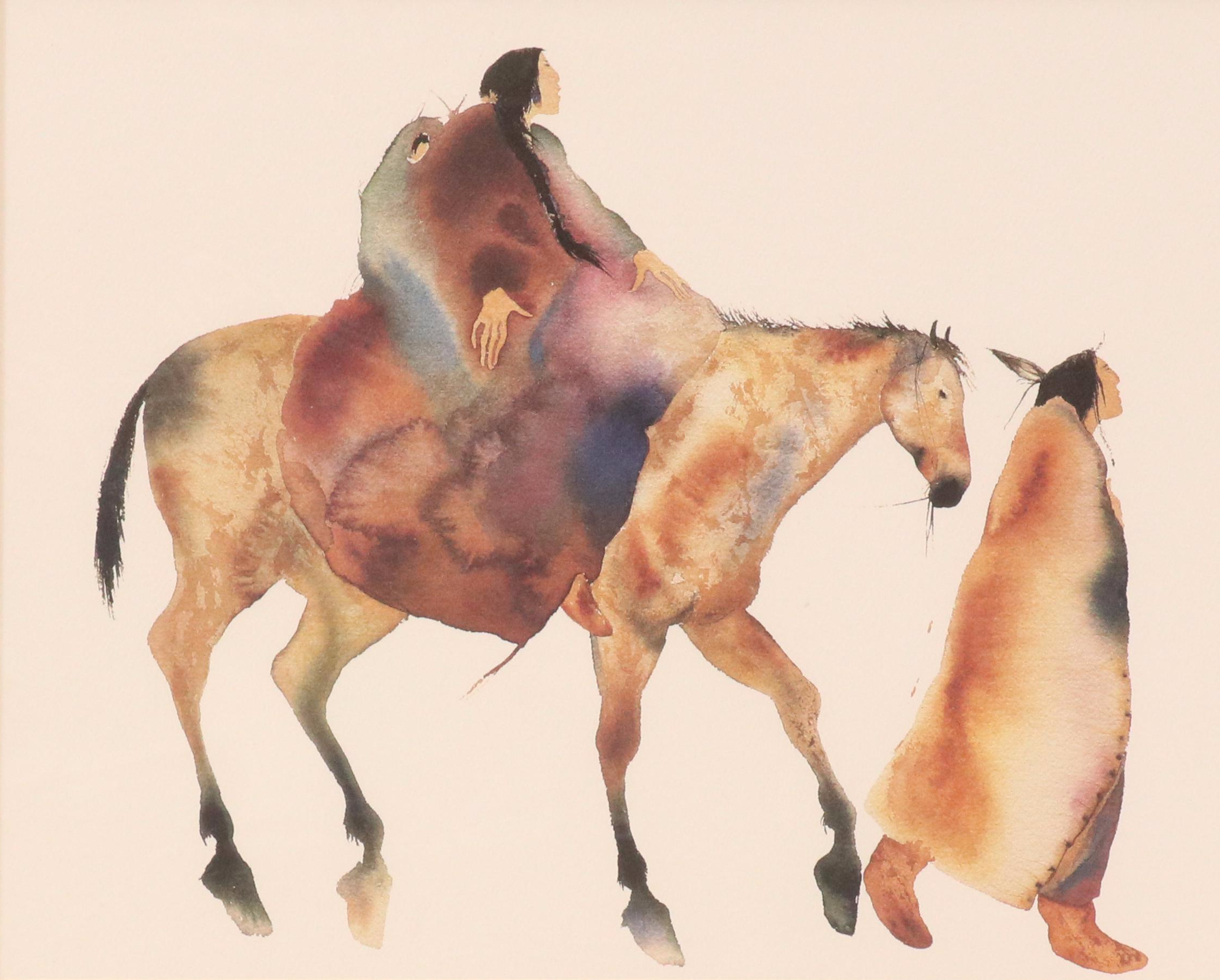 Offset Lithographs After Carol Grigg "Flight" and More Paintings, Circa 2001