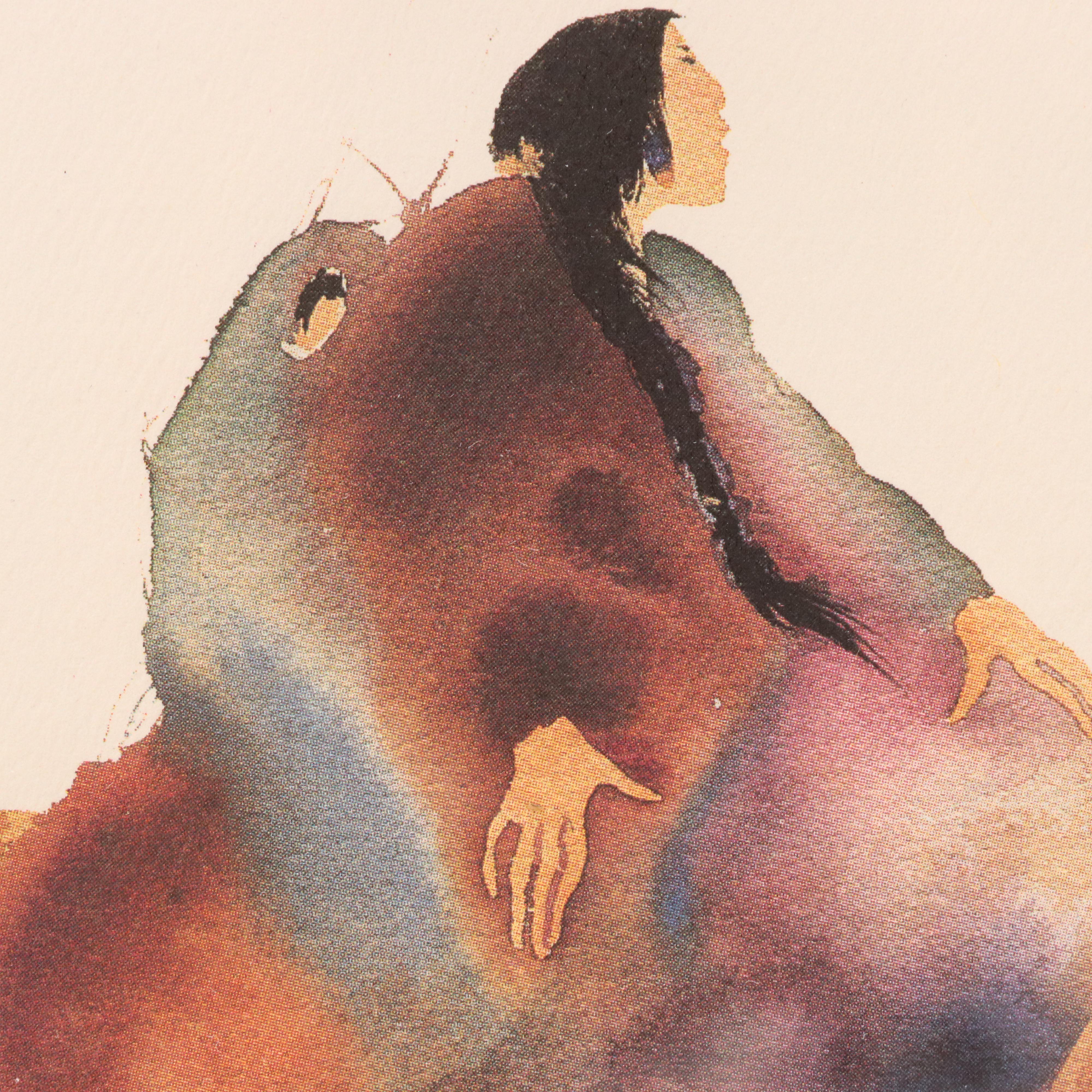 Offset Lithographs After Carol Grigg "Flight" and More Paintings, Circa 2001