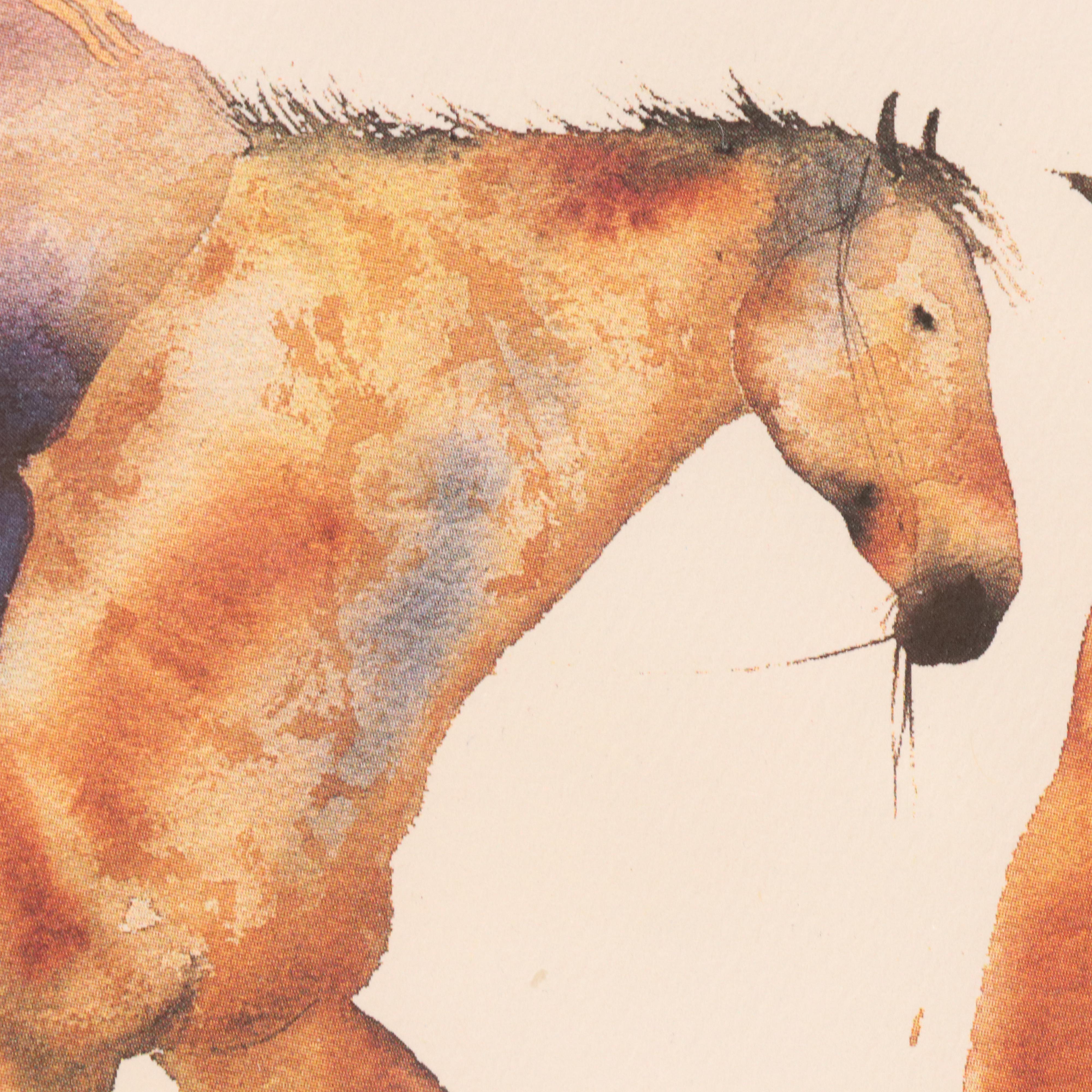 Offset Lithographs After Carol Grigg "Flight" and More Paintings, Circa 2001