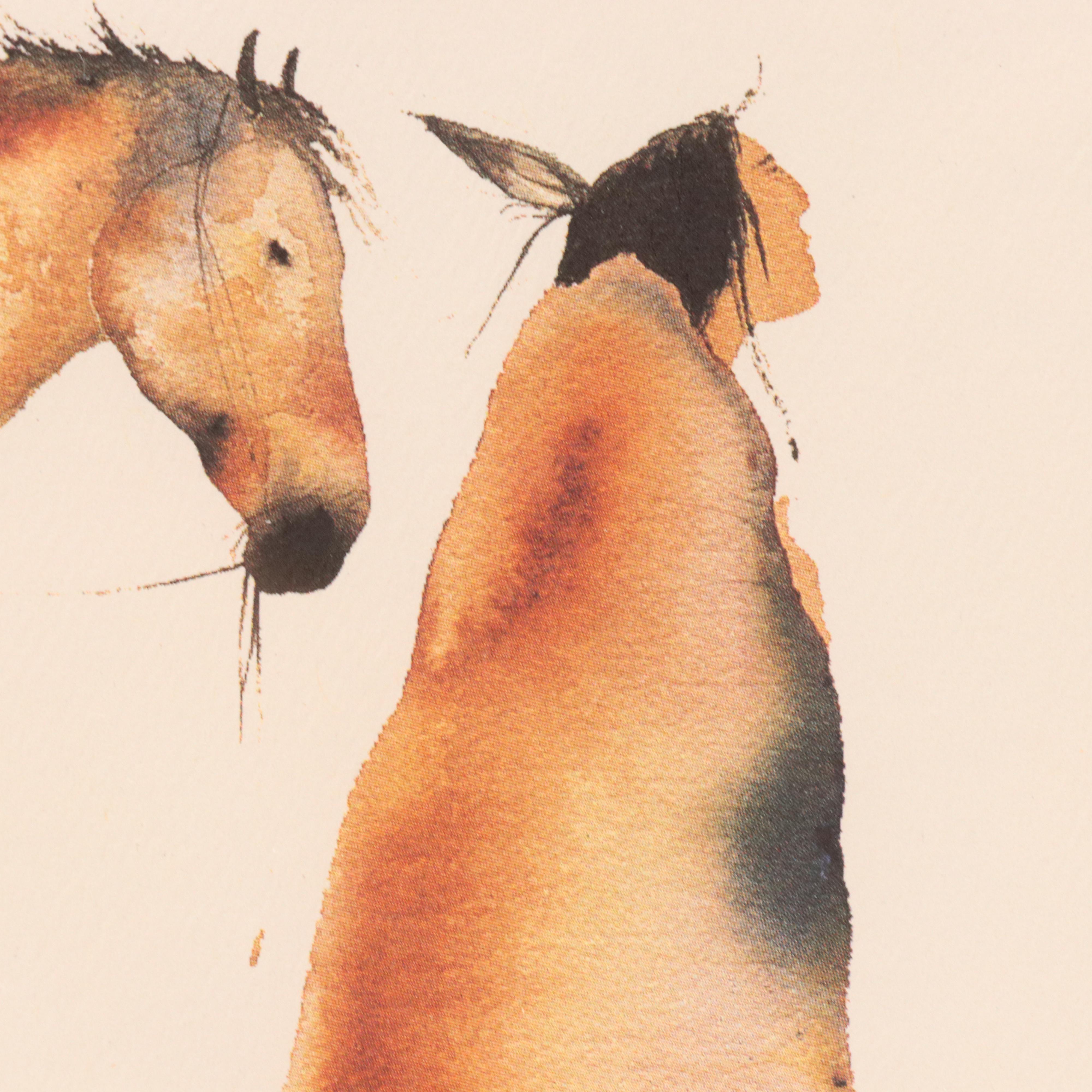 Offset Lithographs After Carol Grigg "Flight" and More Paintings, Circa 2001