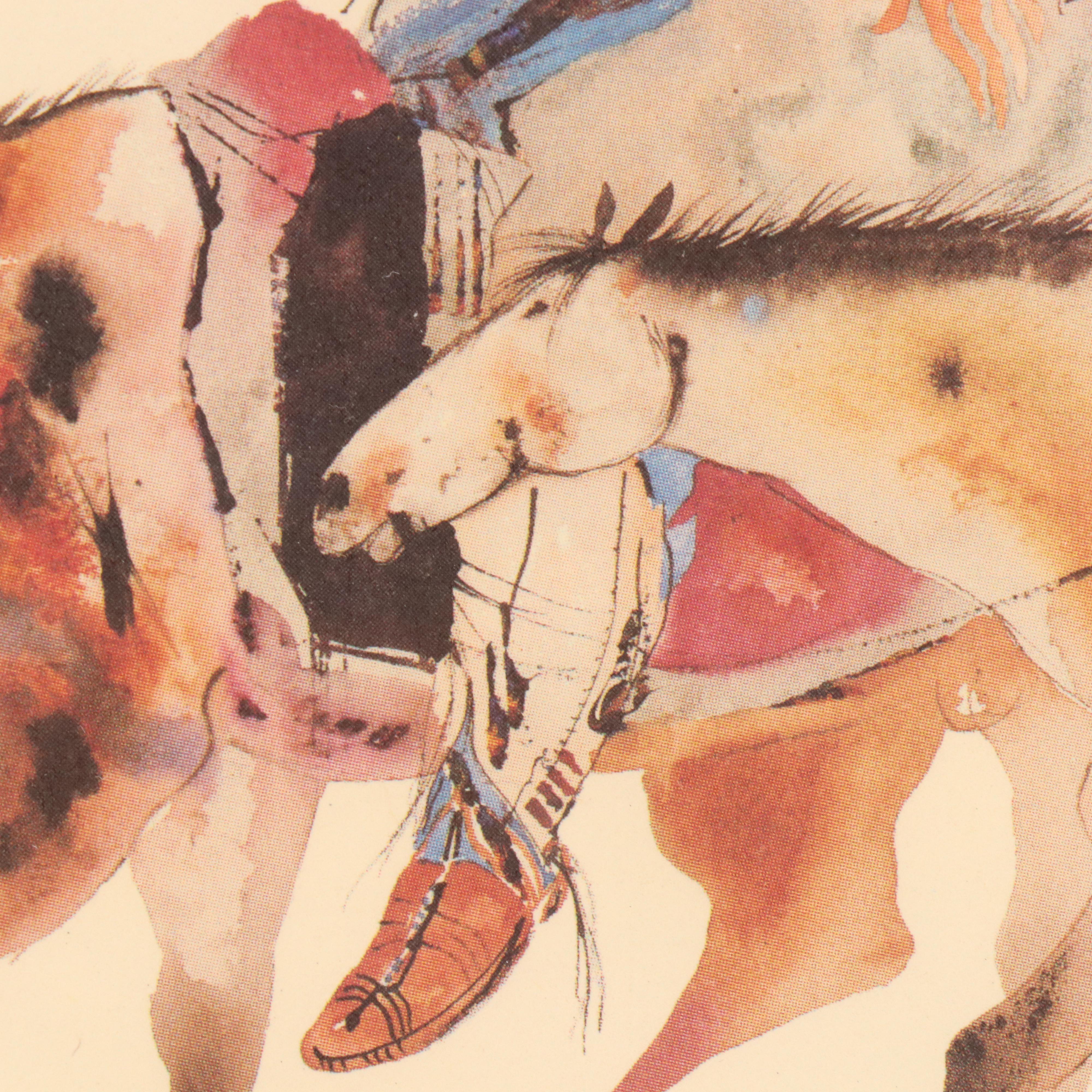 Offset Lithographs After Carol Grigg "Flight" and More Paintings, Circa 2001