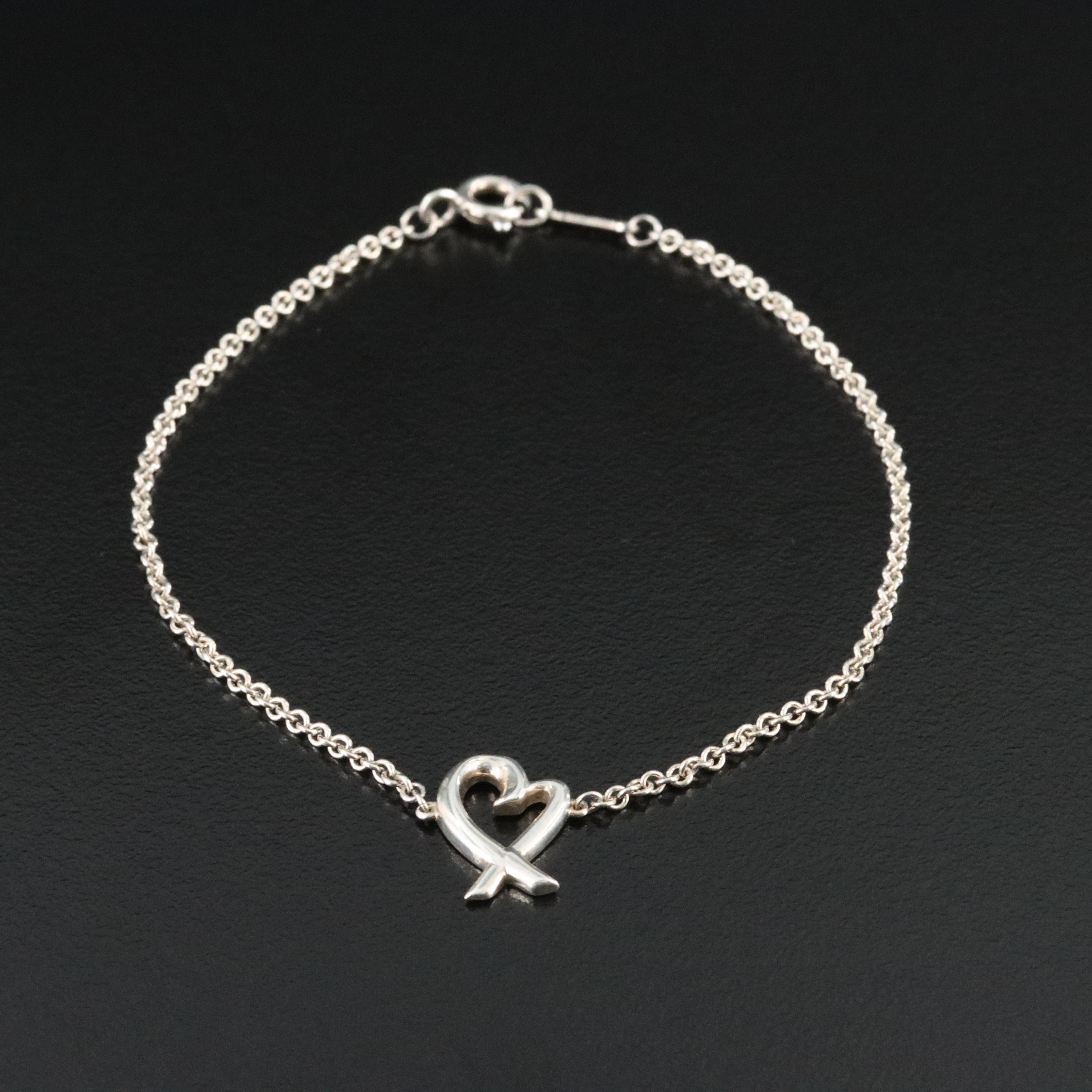 Paloma Picasso for Tiffany & Co. Loving Heart Sterling Bracelet