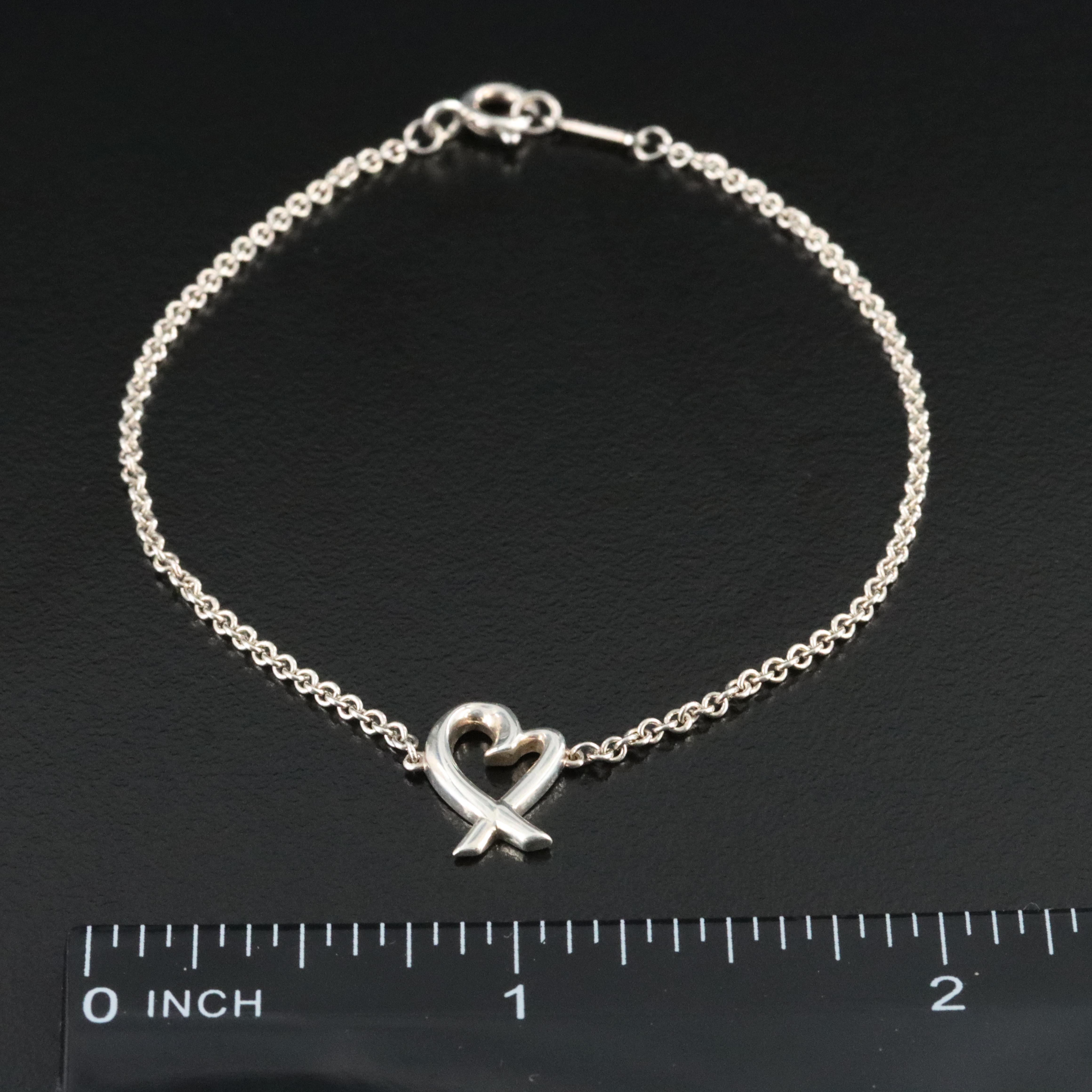 Paloma Picasso for Tiffany & Co. Loving Heart Sterling Bracelet