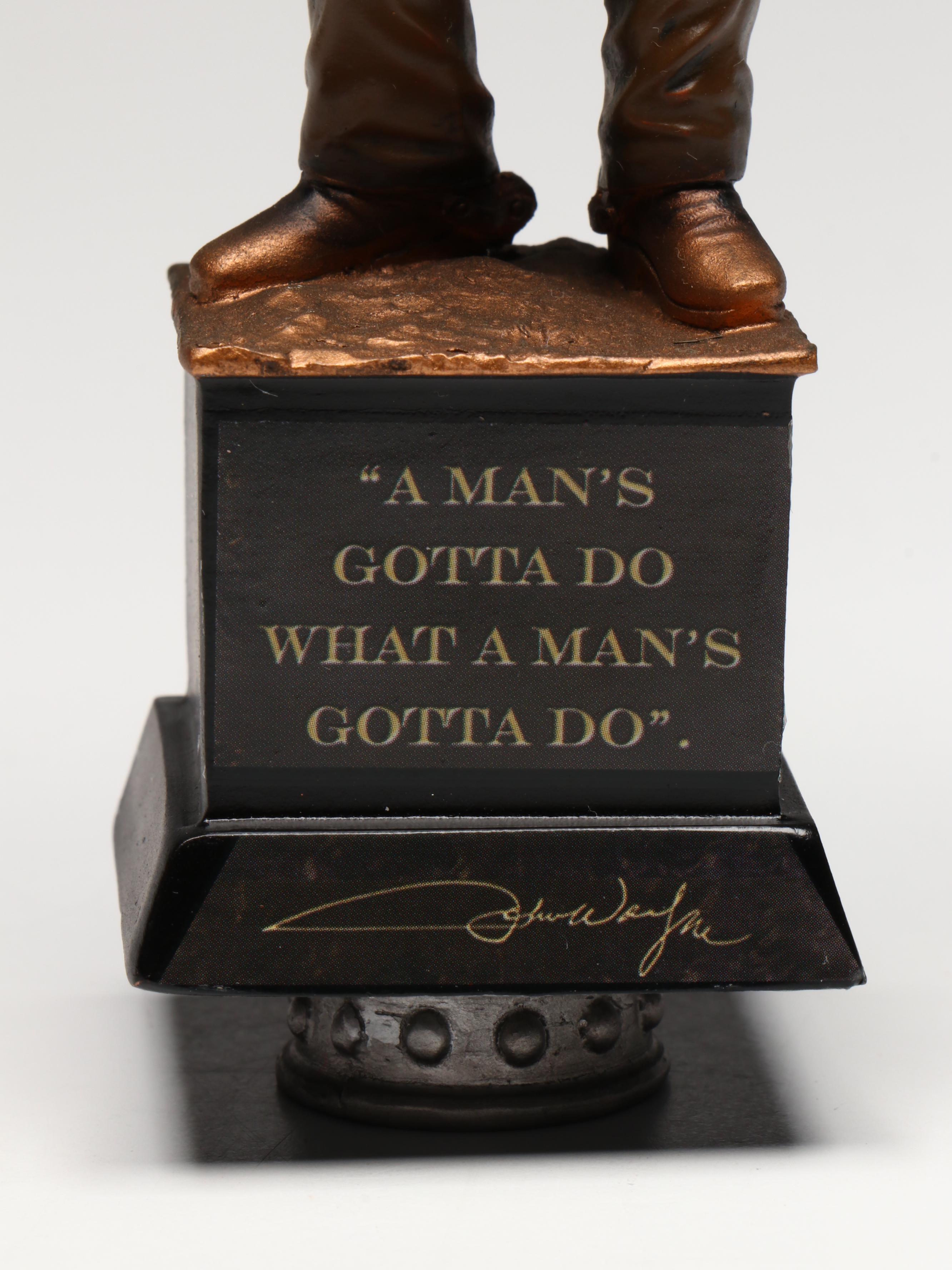 Bradford Exchange John Wayne Resin Tap Handles