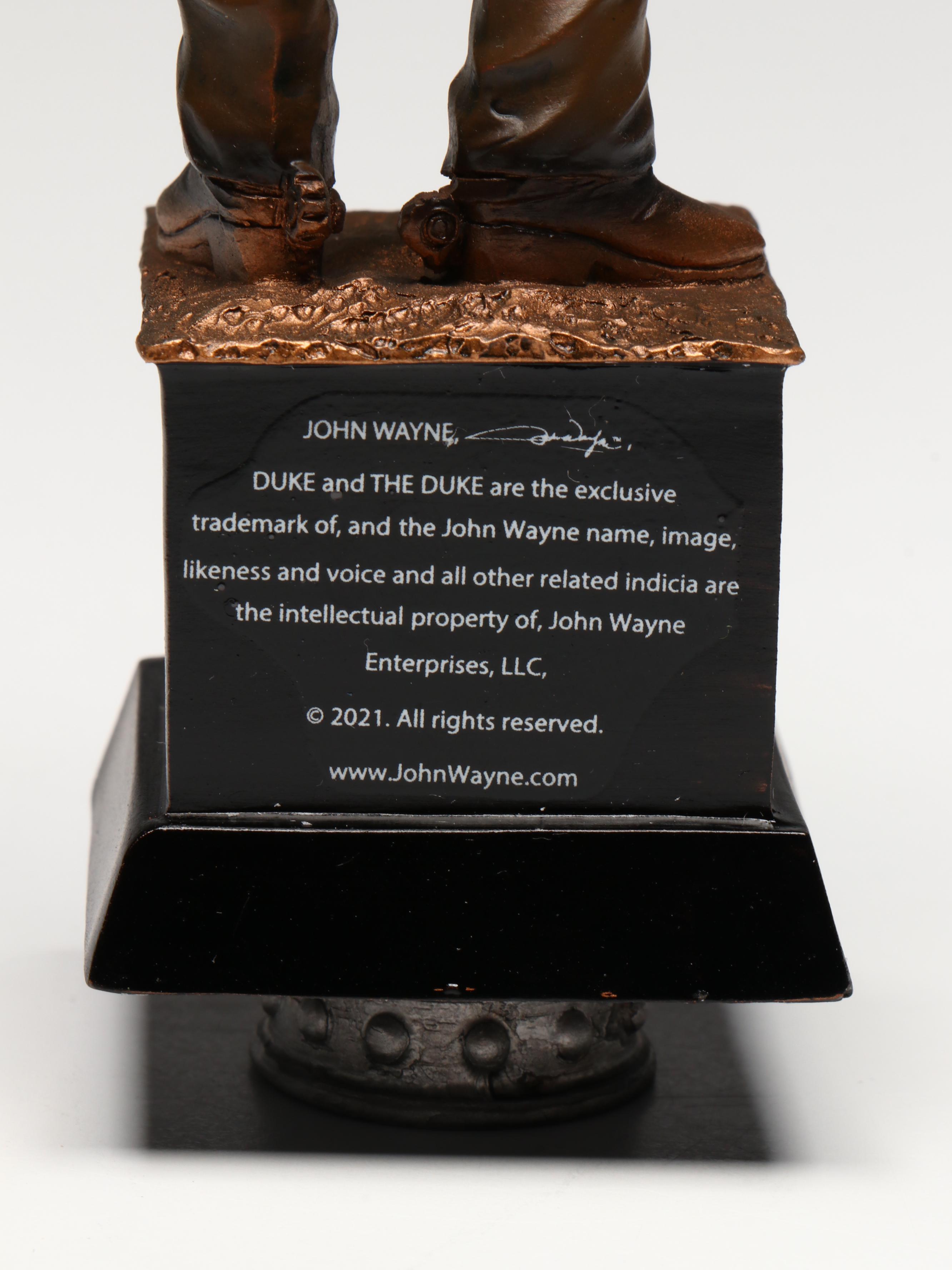 Bradford Exchange John Wayne Resin Tap Handles