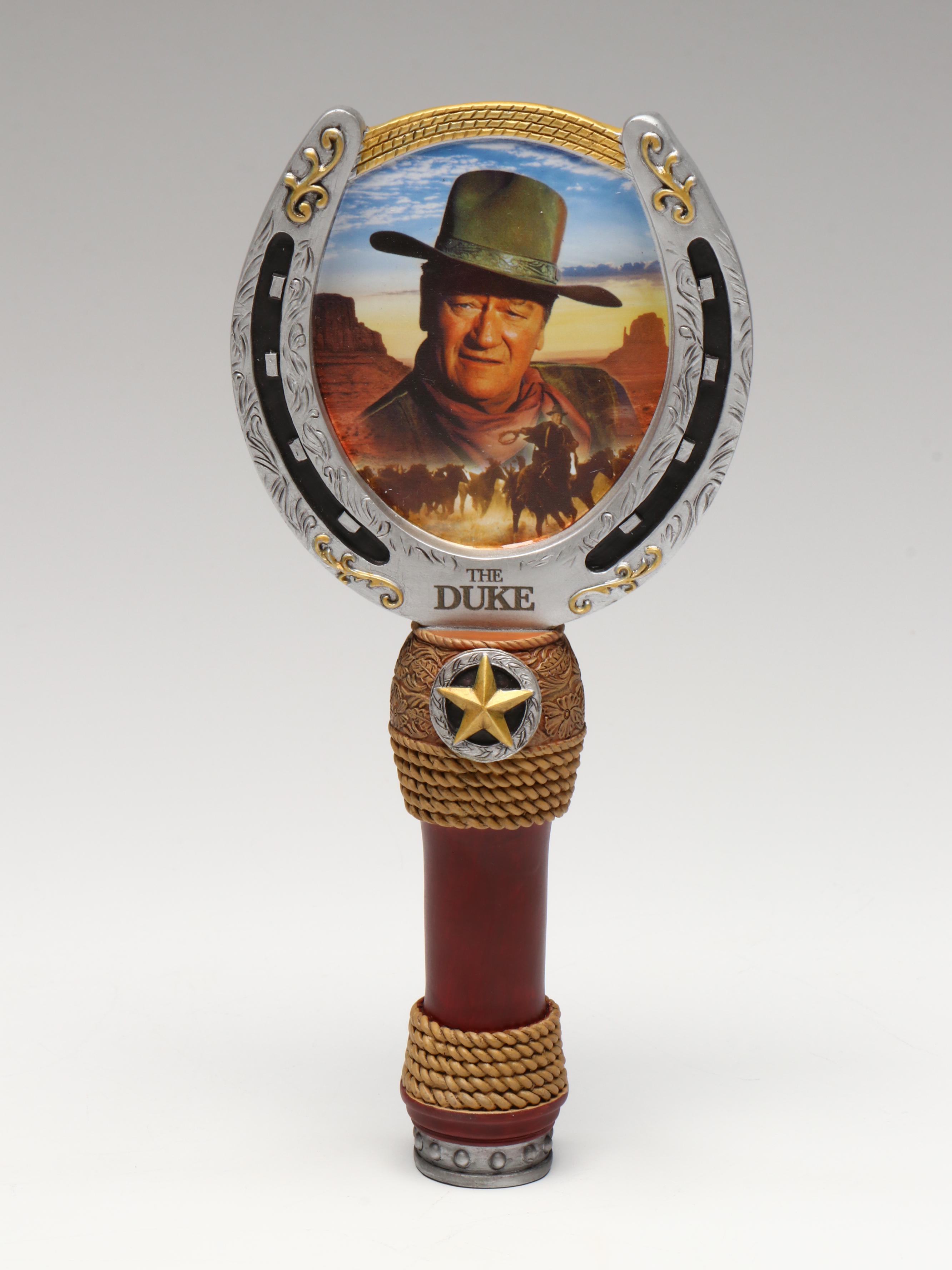 Bradford Exchange John Wayne Resin Tap Handles