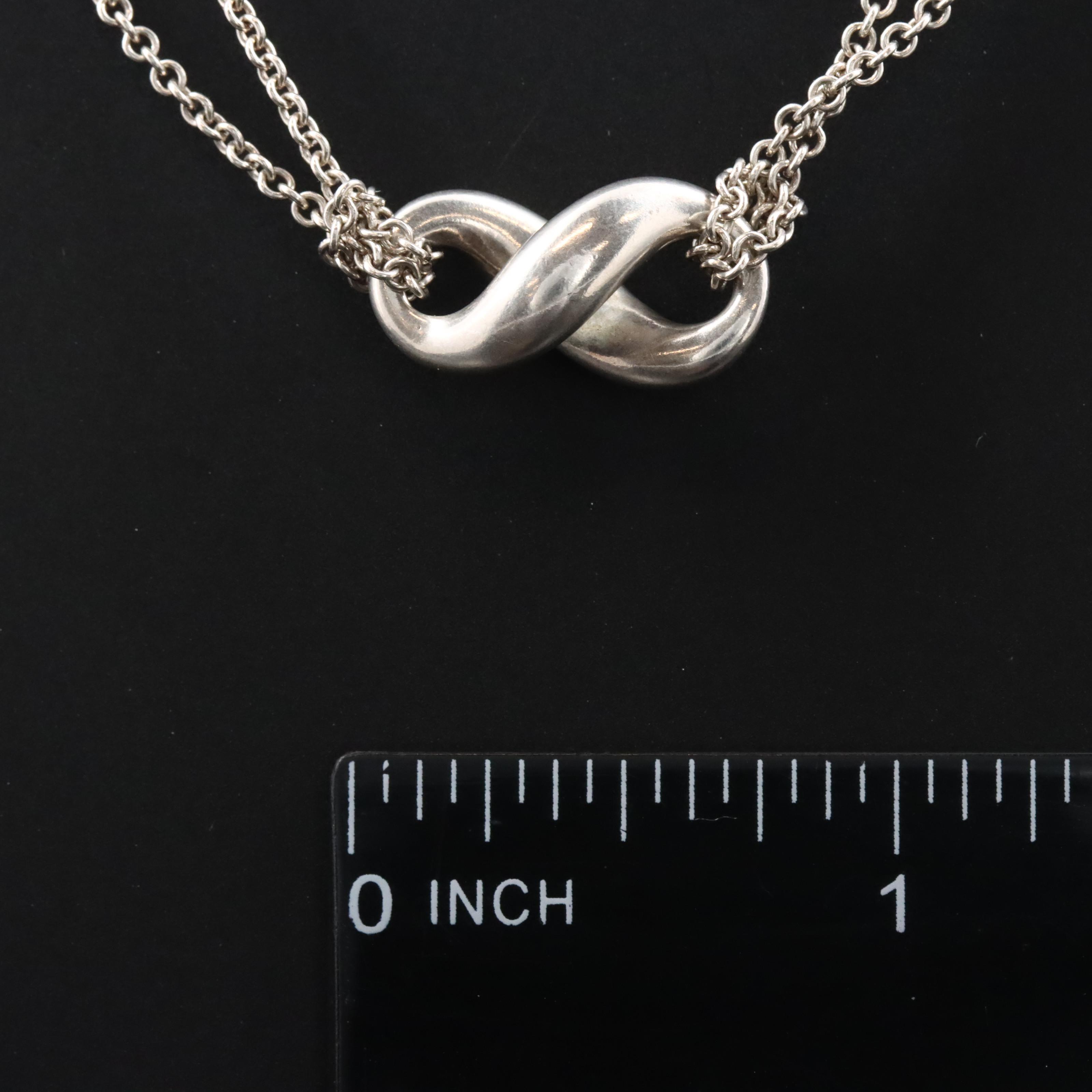 Tiffany & Co. Sterling Infinity Necklace