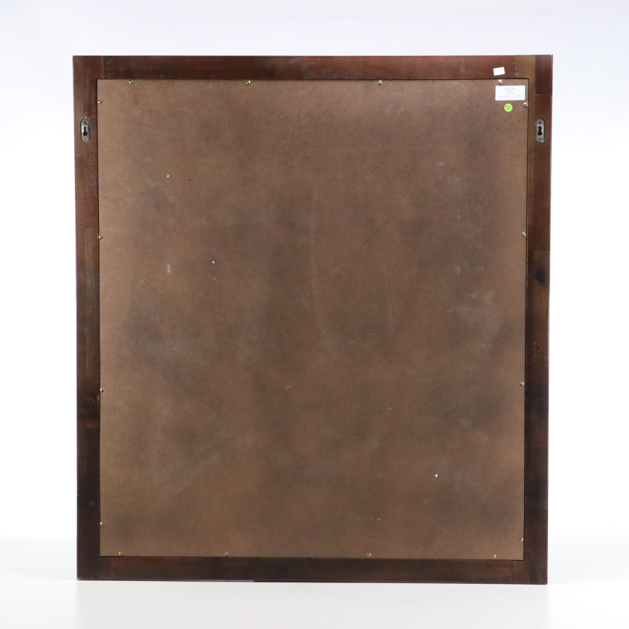 Contemporary Wood Framed Vanity Mirror