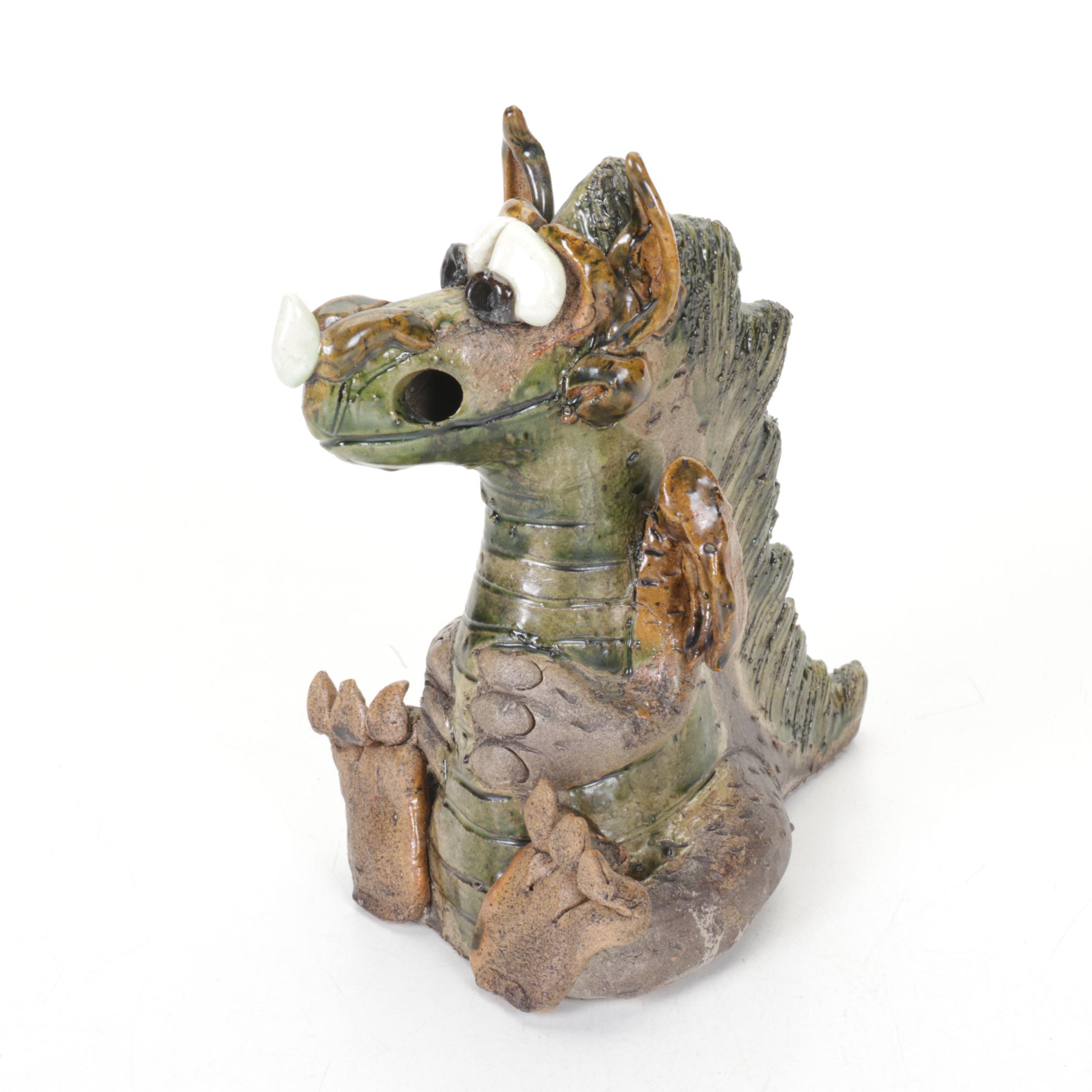 Hand-Crafted Dragon Figurines, Incense Holder & Wall Decor
