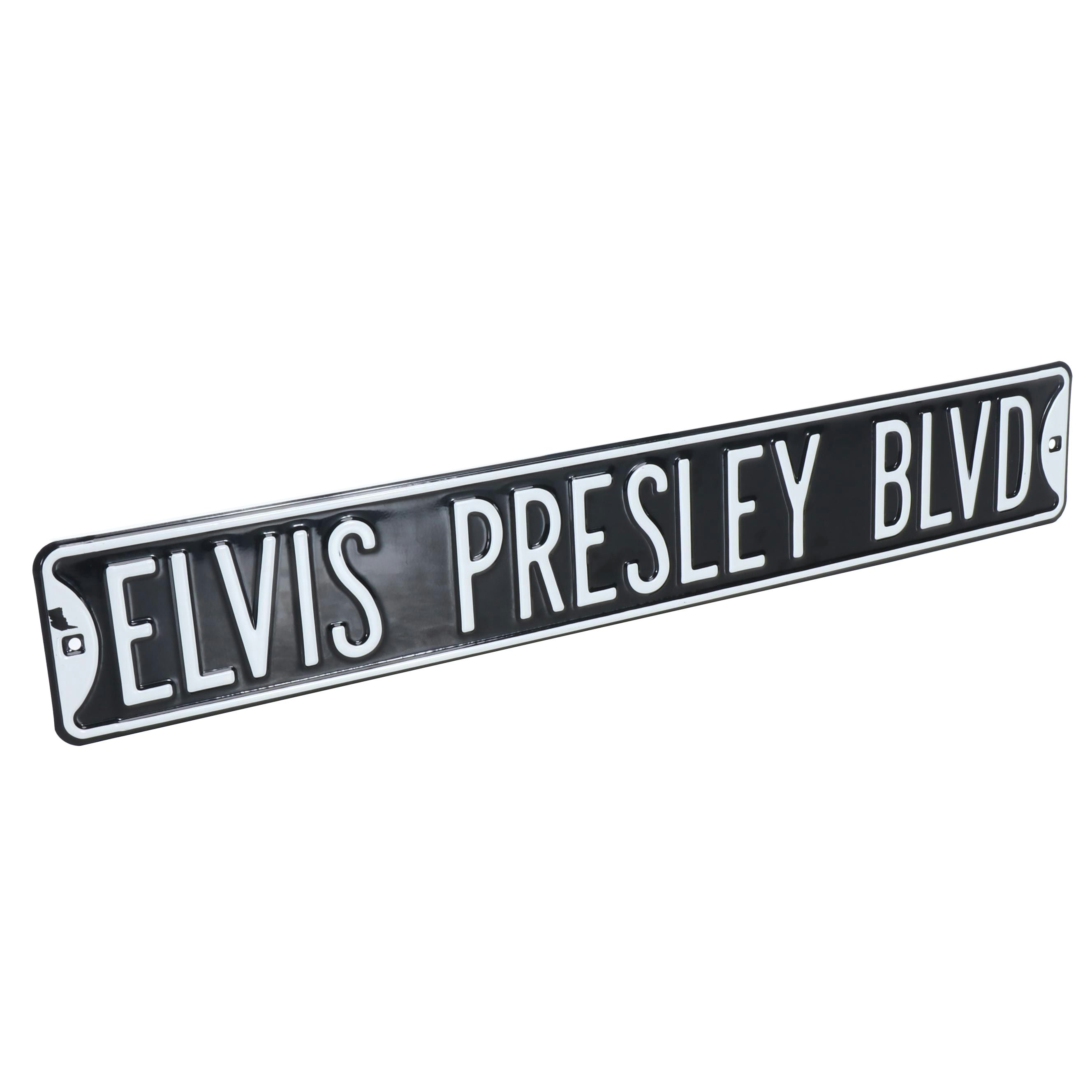 Elvis Presley Boulevard Metal Sign
