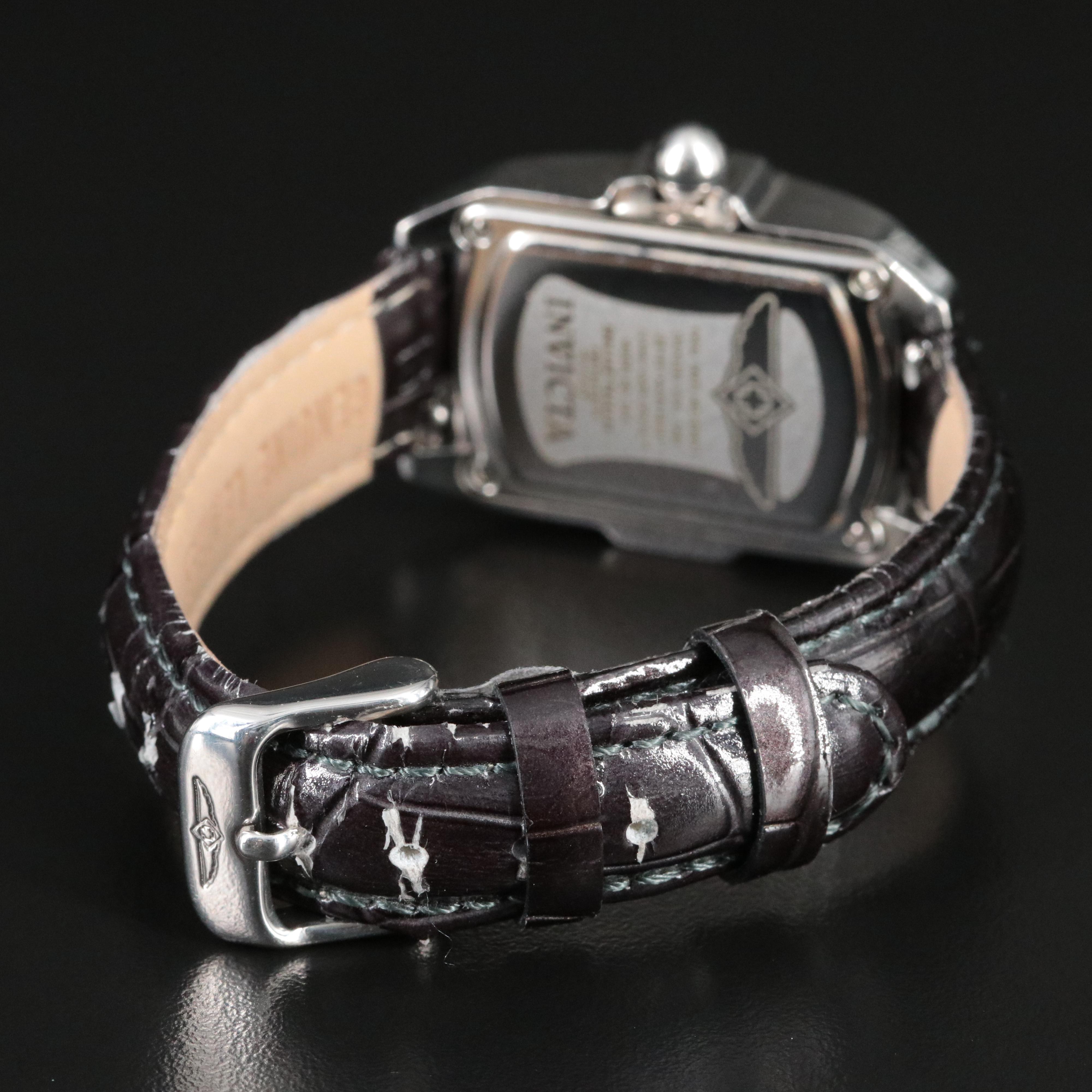 Invicta Baby Lupah Model 0441 Stainless Steel Watch with Leather Band Selection