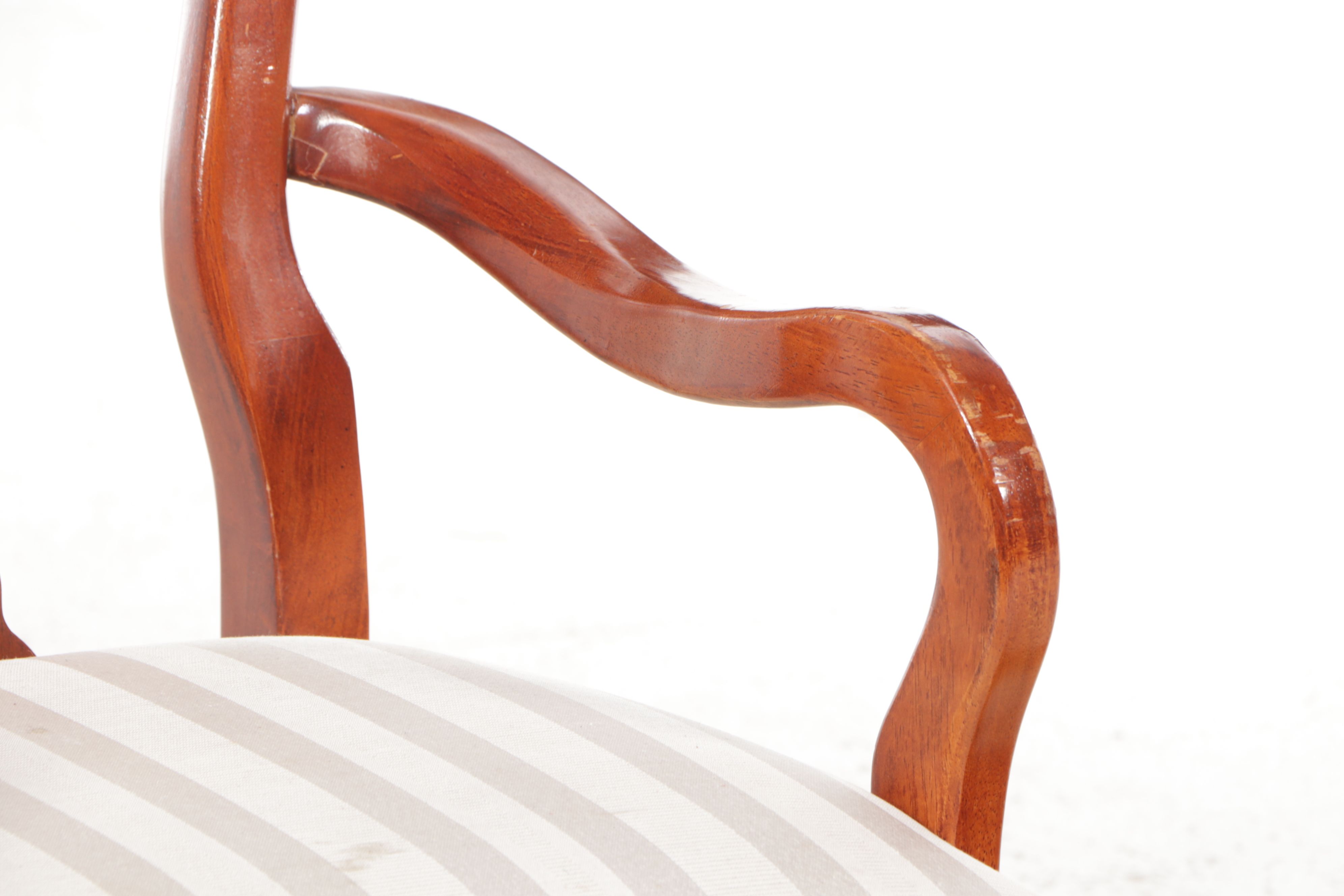 Set of Twelve Glory Oceanic Co. Queen Anne Style Dining Chairs