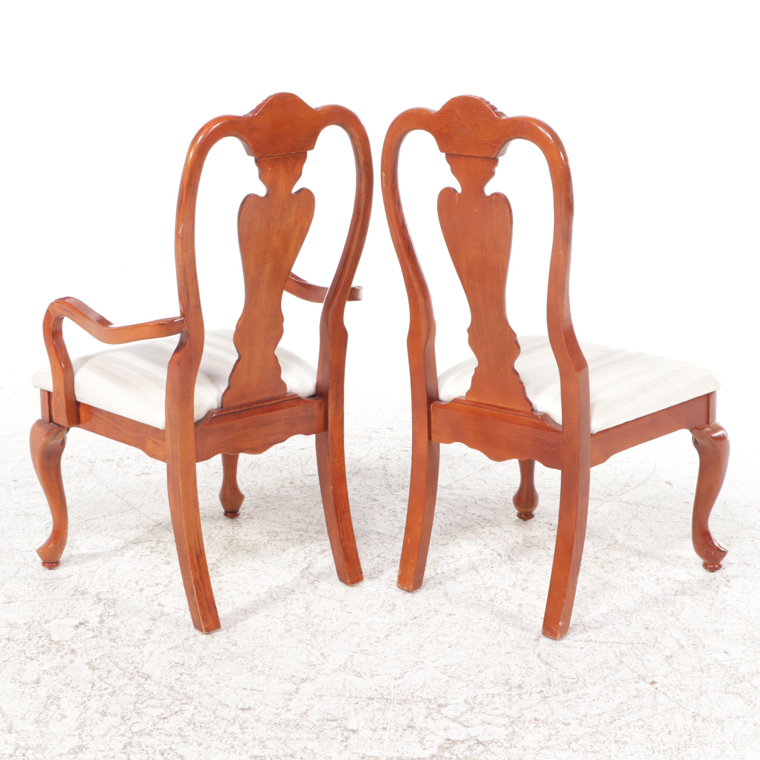 Set of Twelve Glory Oceanic Co. Queen Anne Style Dining Chairs