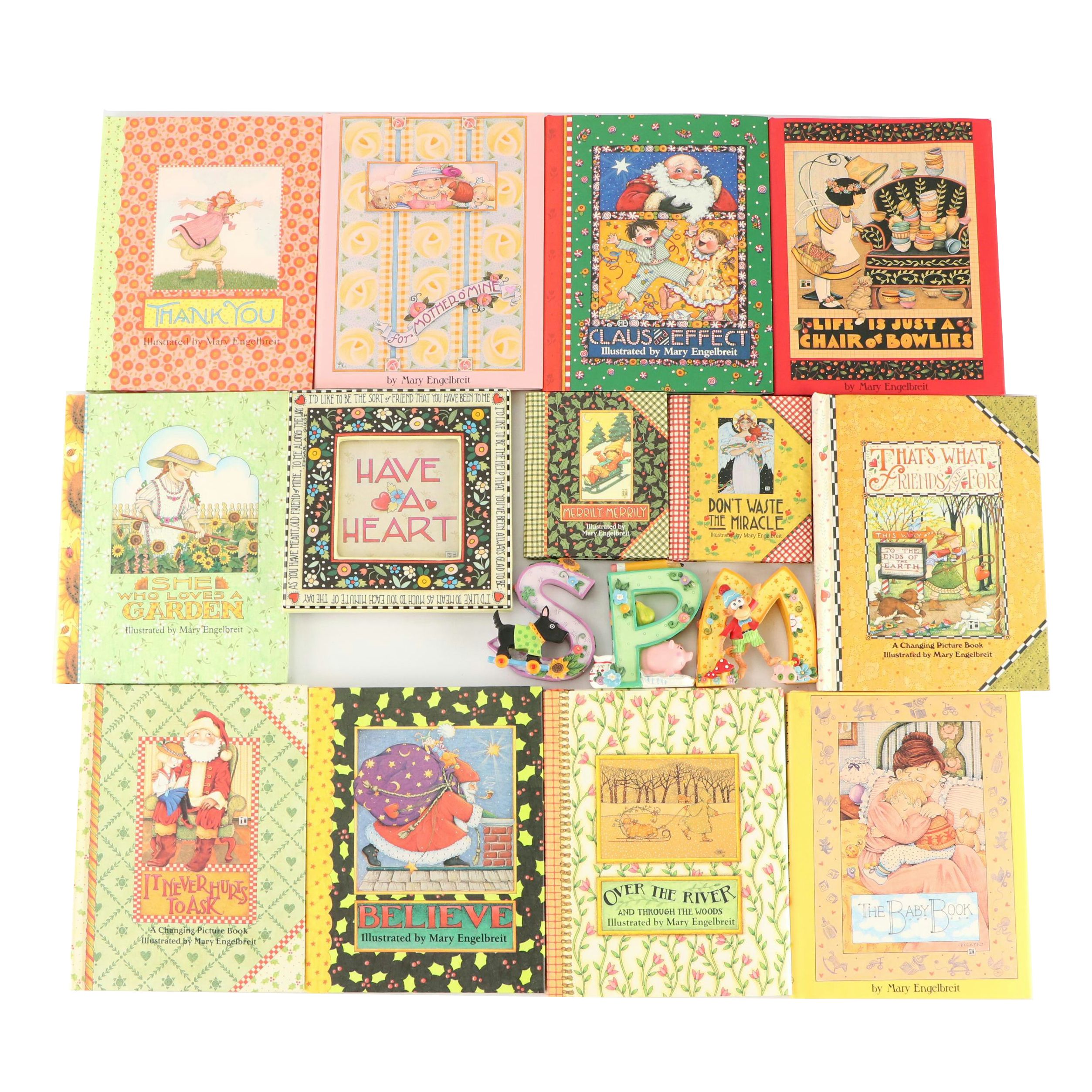 Mary Engelbreit Illustrated "Don't Waste the Miracle" with More Books and Décor