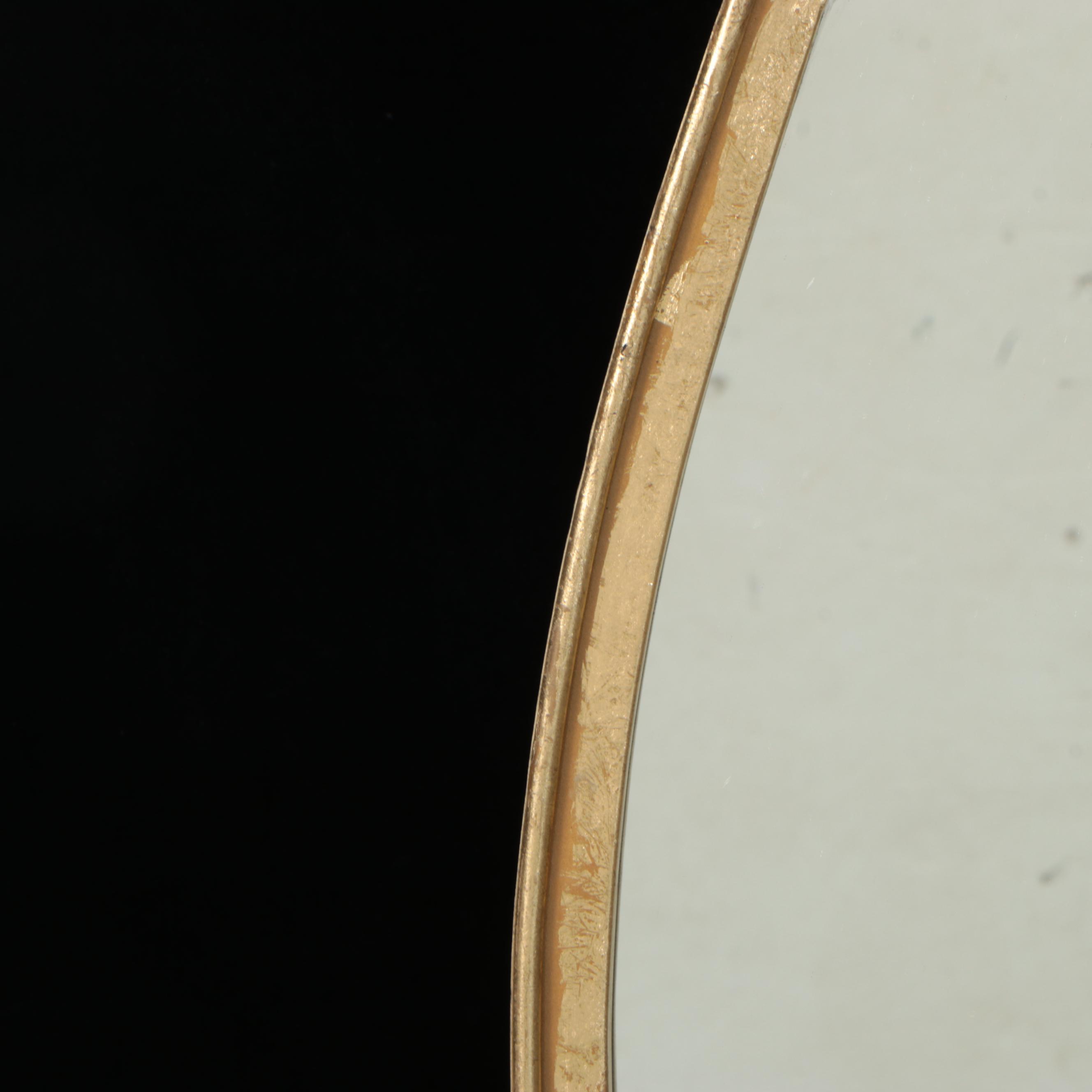 Gilt Metal Framed Vanity Mirror