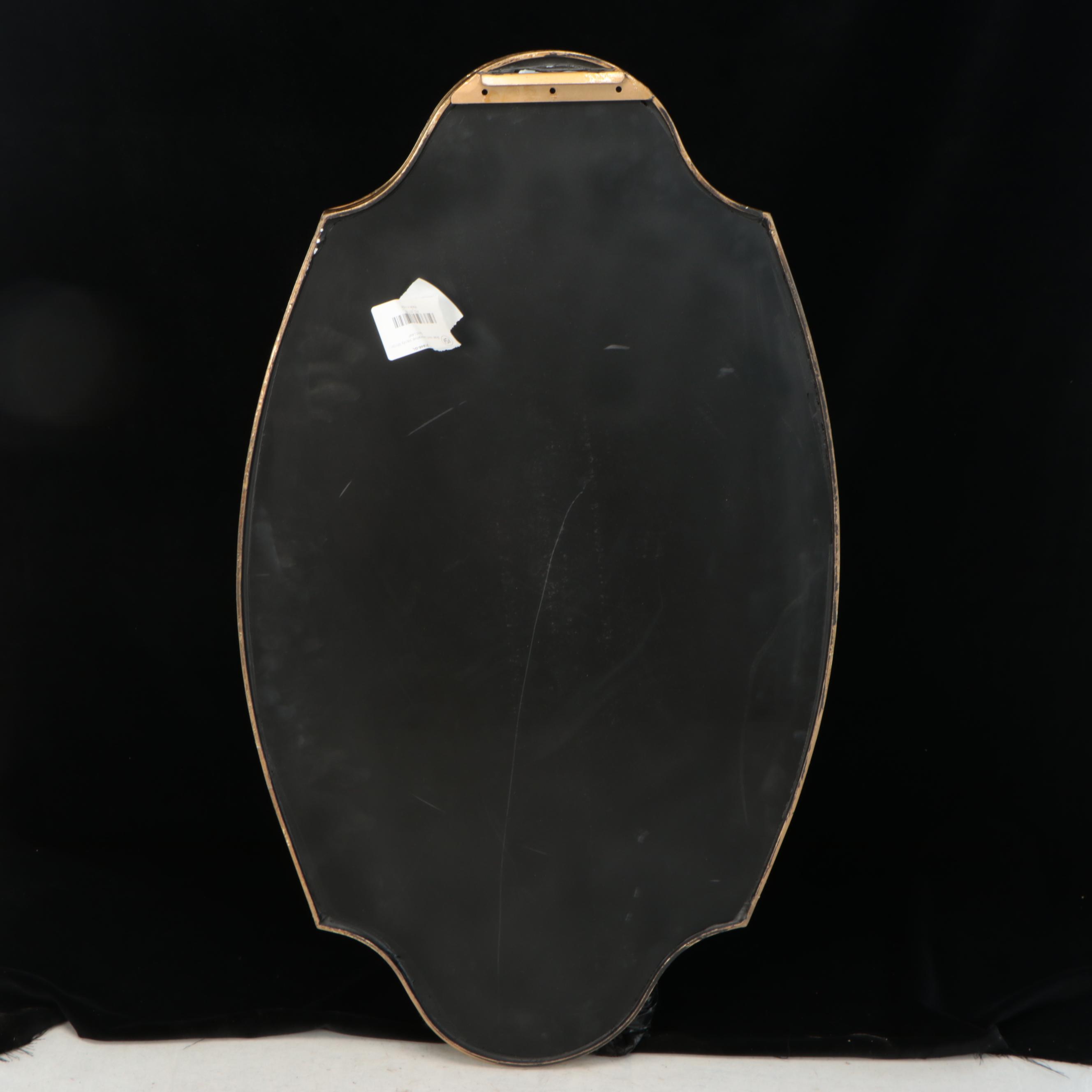 Gilt Metal Framed Vanity Mirror