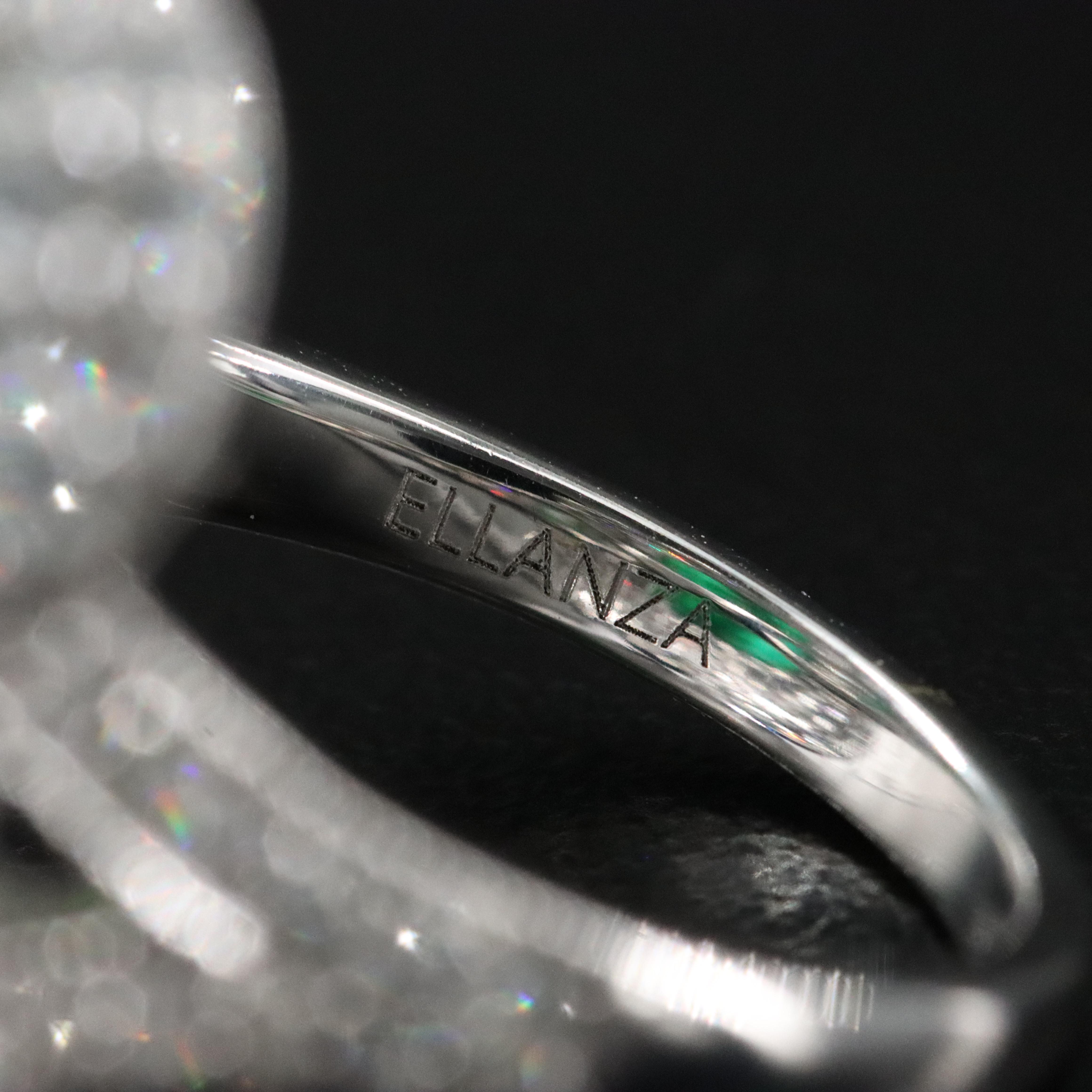 14K 7.78 CT Emerald and 2.46 CTW Diamond Ring