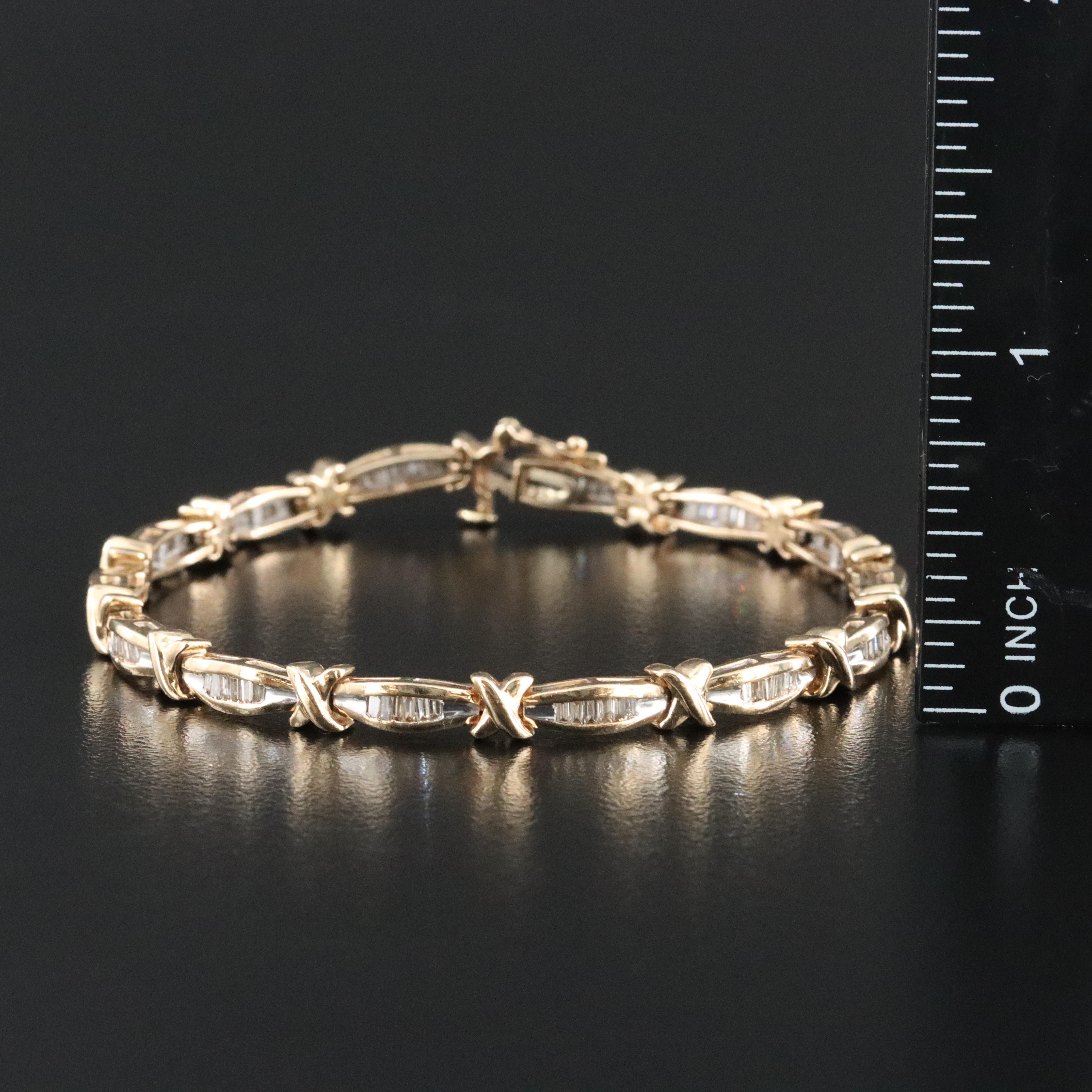 10K 1.02 CTW Diamond Bracelet