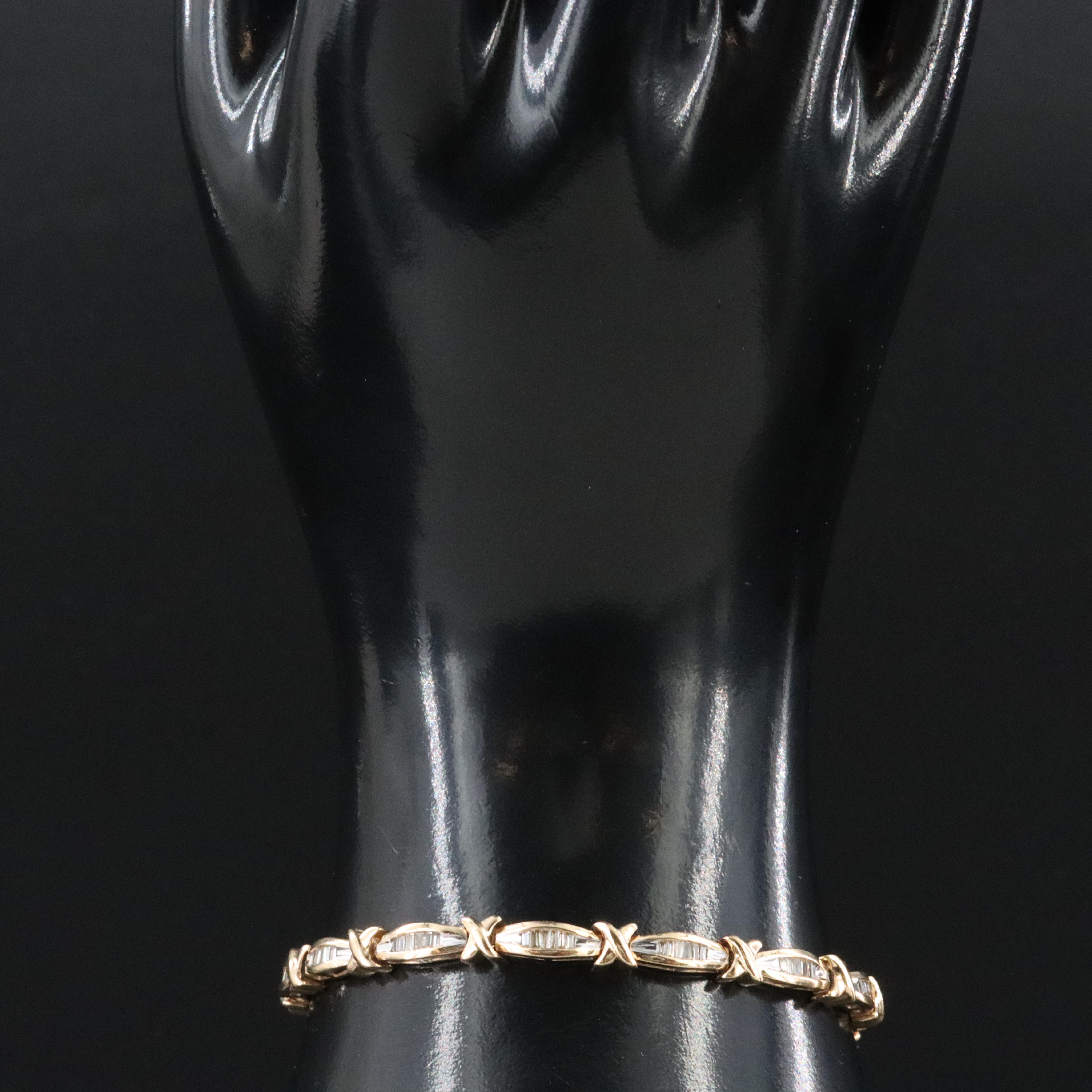 10K 1.02 CTW Diamond Bracelet