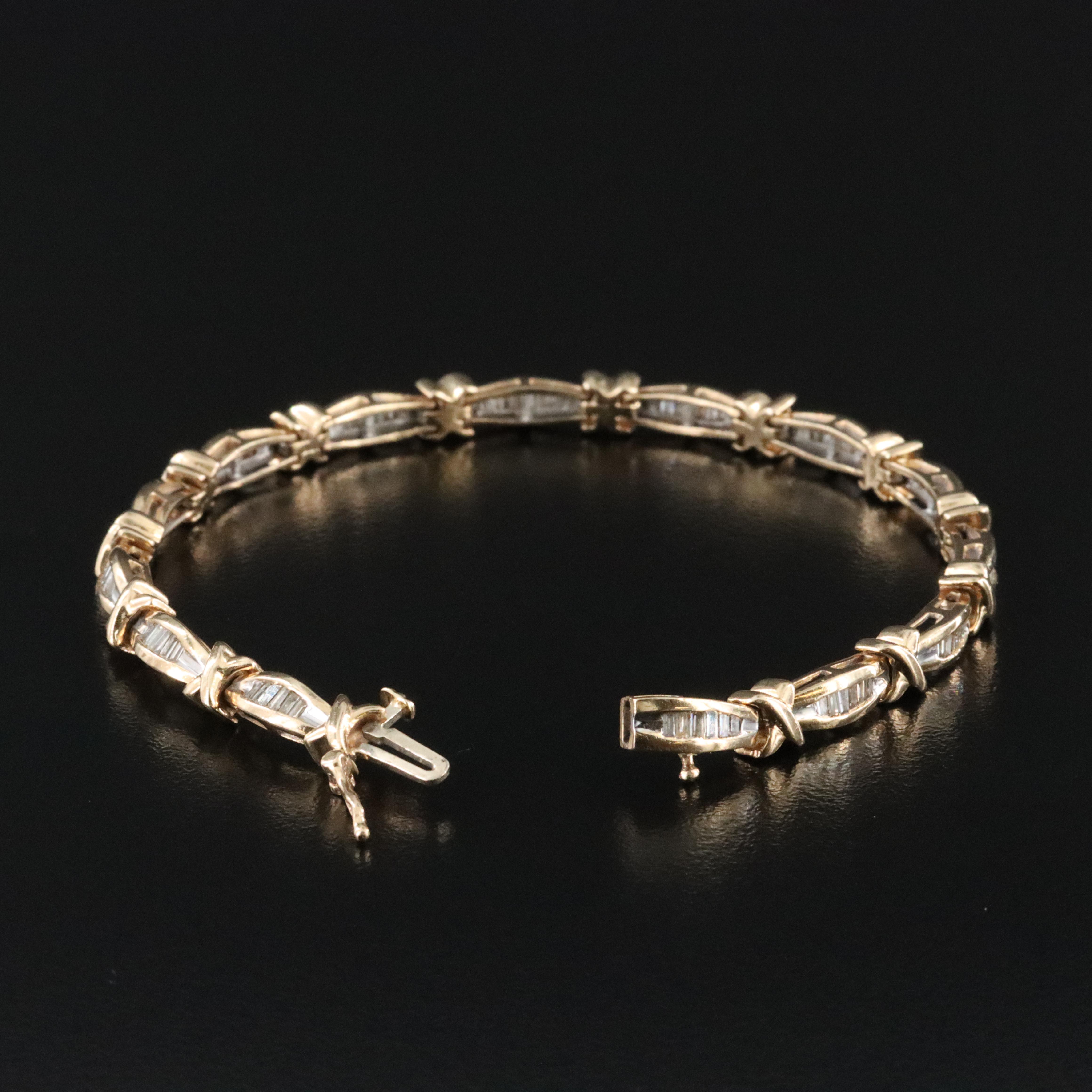 10K 1.02 CTW Diamond Bracelet