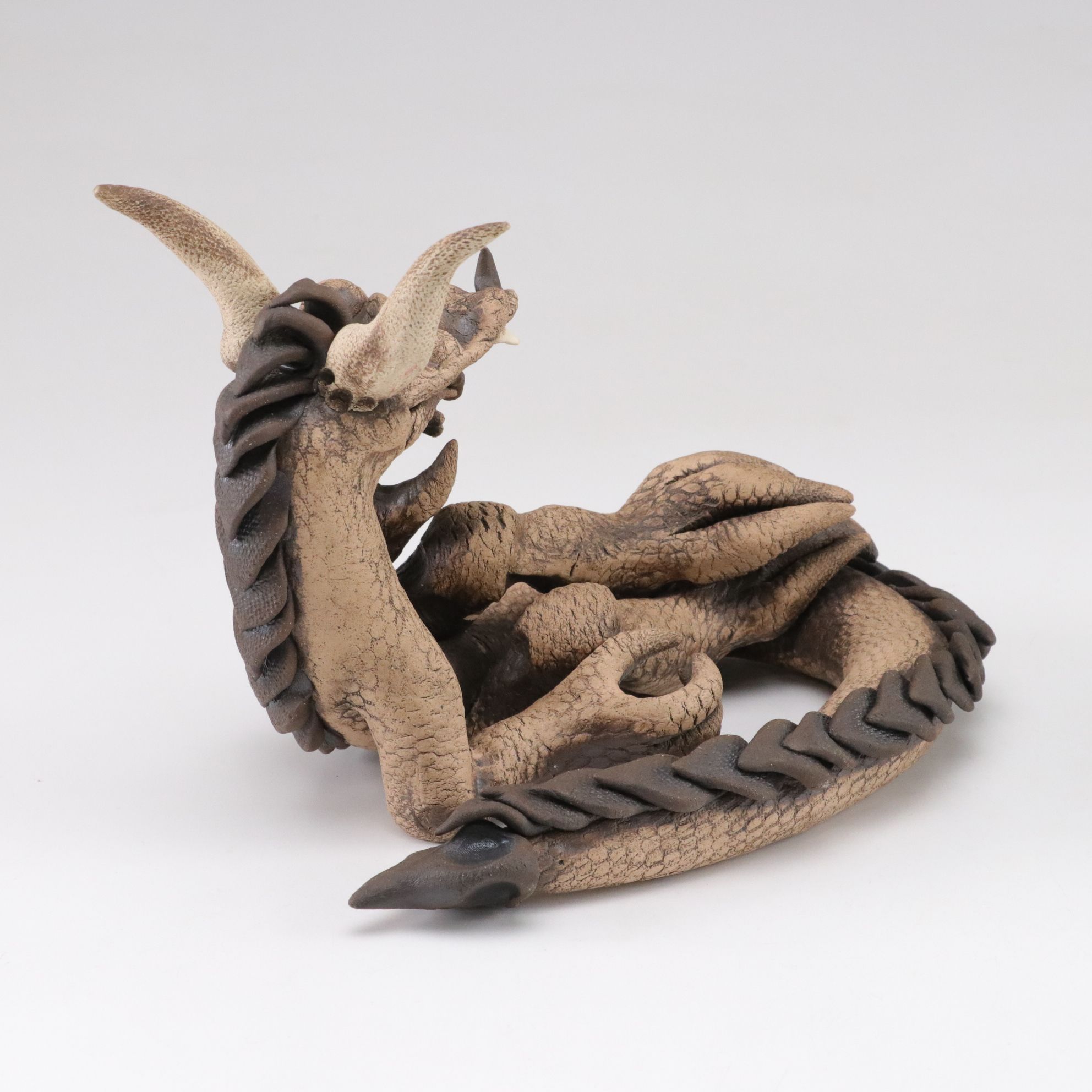 Hand-Crafted Dragon Statue & Unicorn Bowl