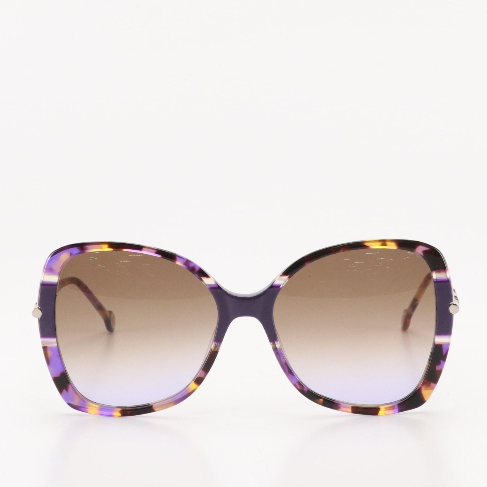 Carolina Herrera CH0025 Havana Butterfly Sunglasses with Case