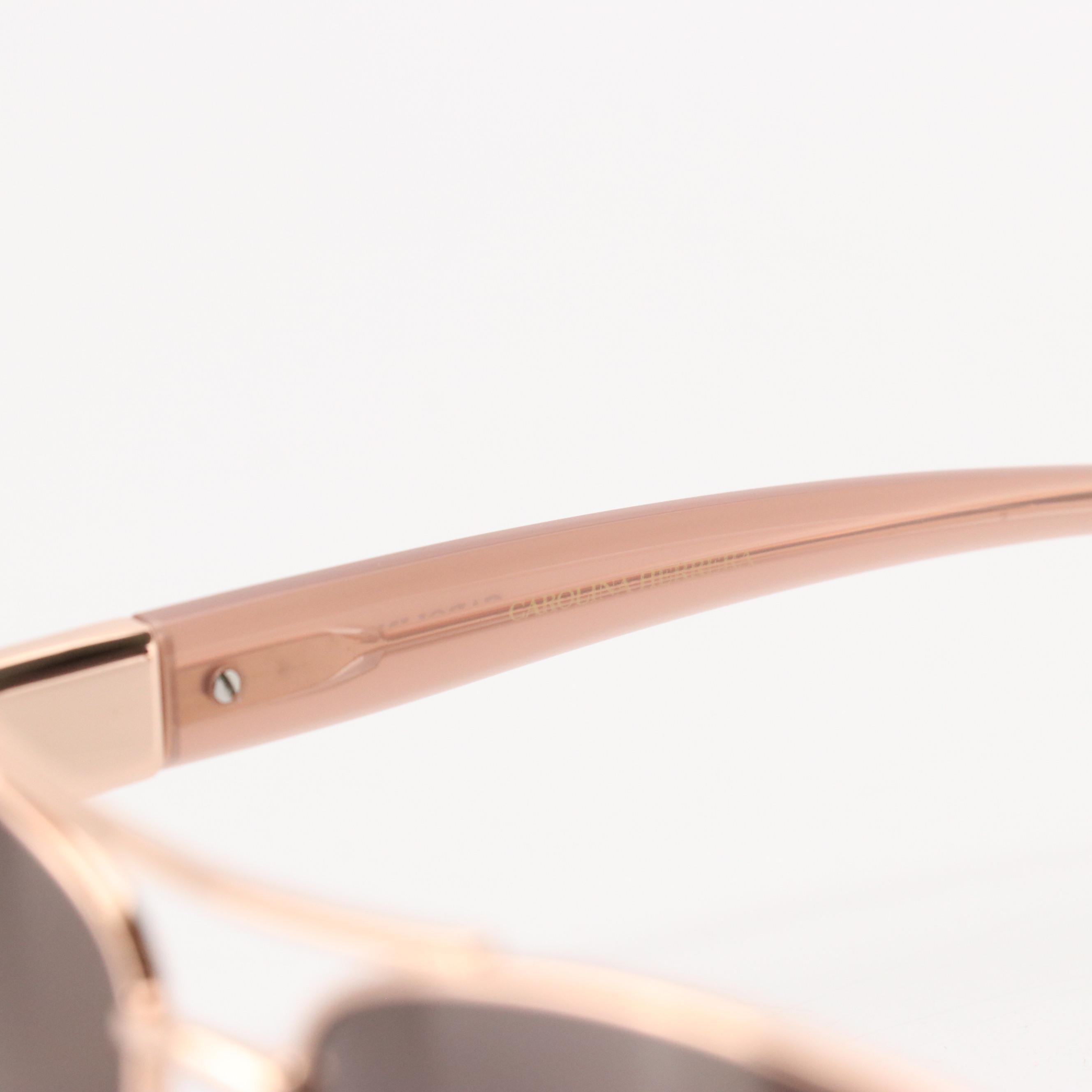 Carolina Herrera HER0135 Aviator Sunglasses with Case