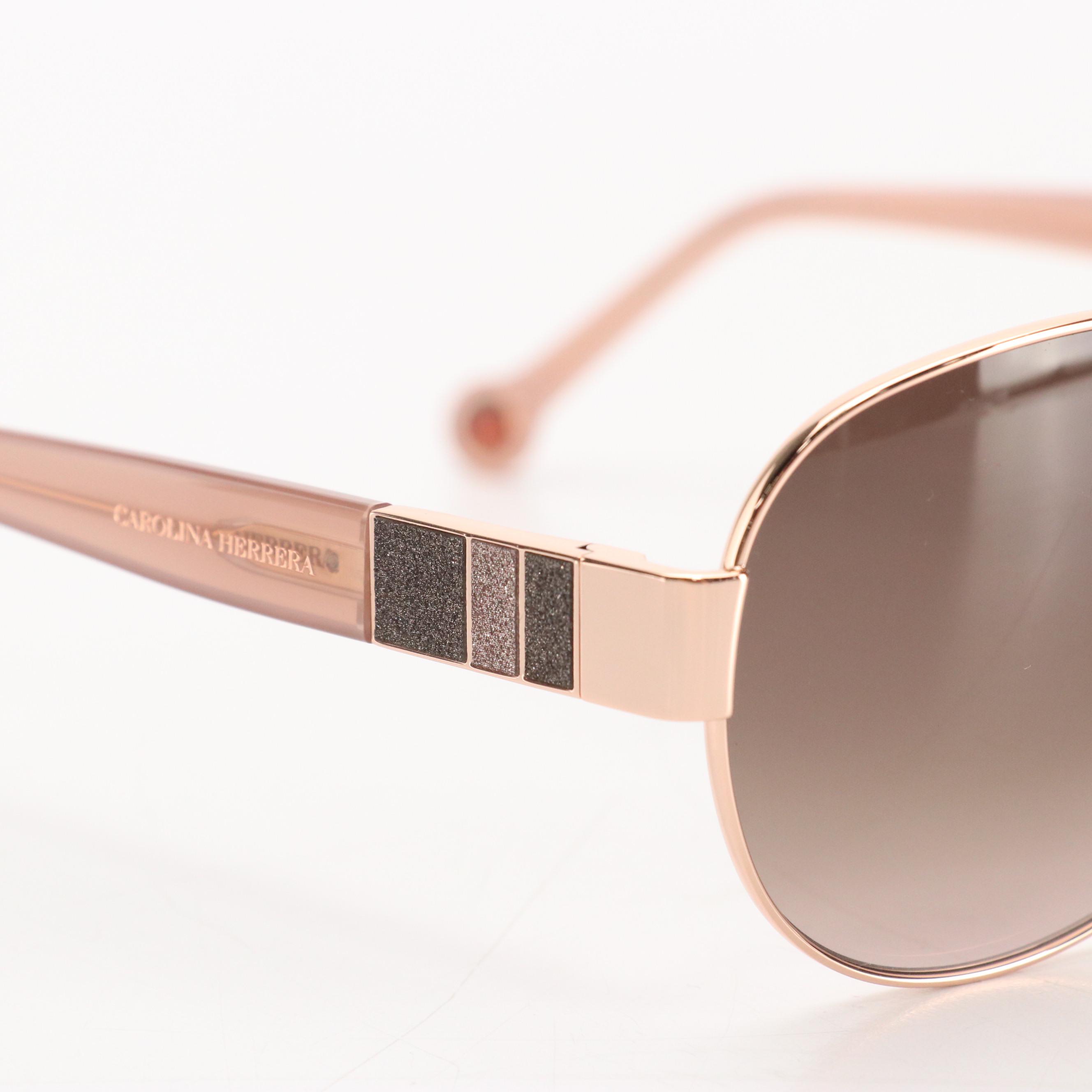 Carolina Herrera HER0135 Aviator Sunglasses with Case