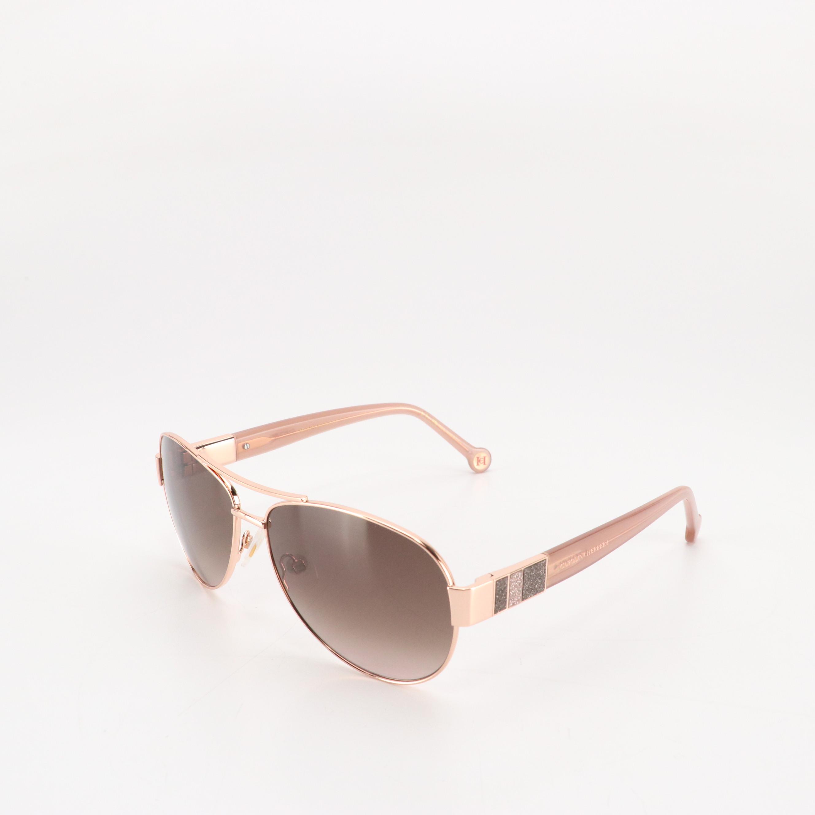 Carolina Herrera HER0135 Aviator Sunglasses with Case