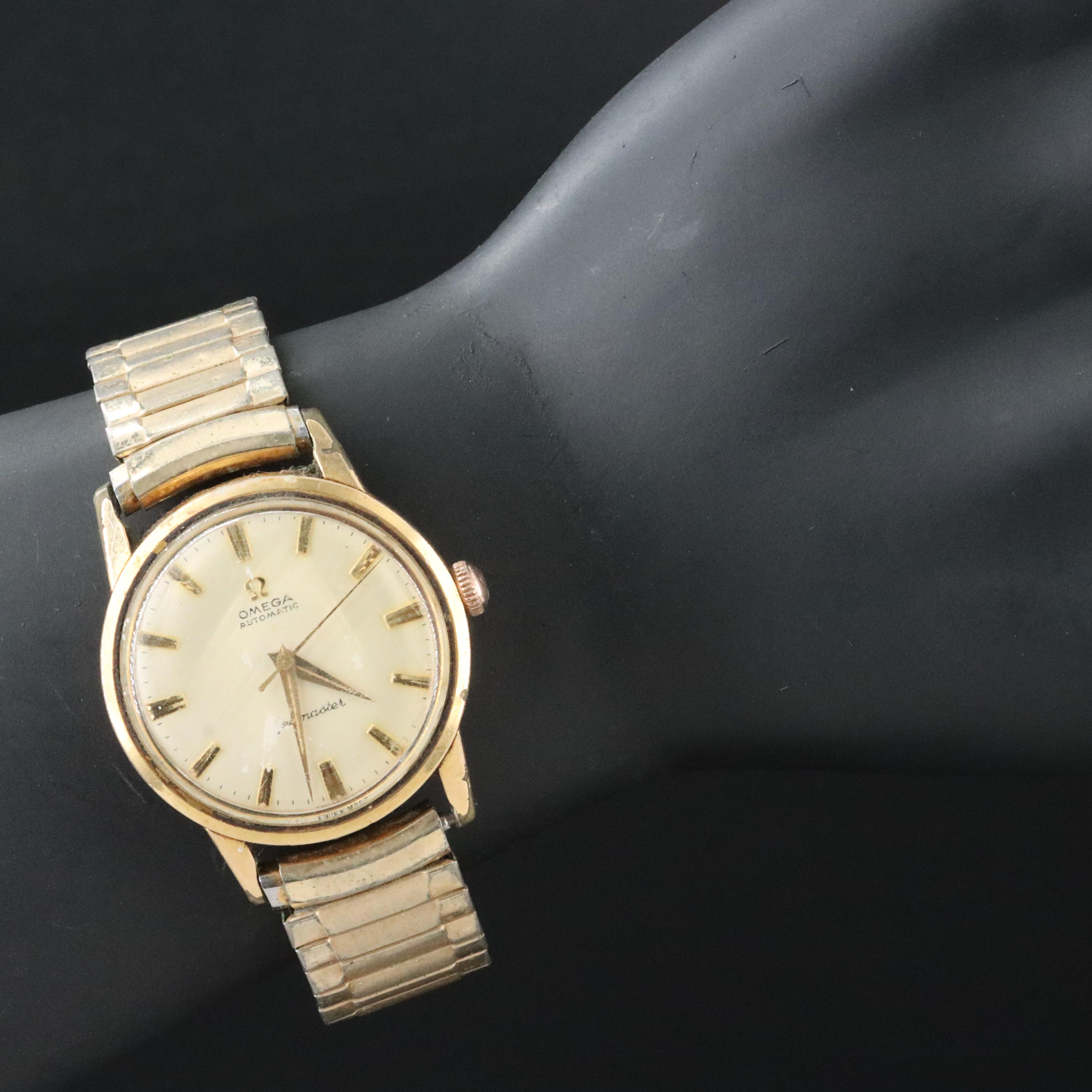 Omega Seamaster Gold-Plated Vintage Watch
