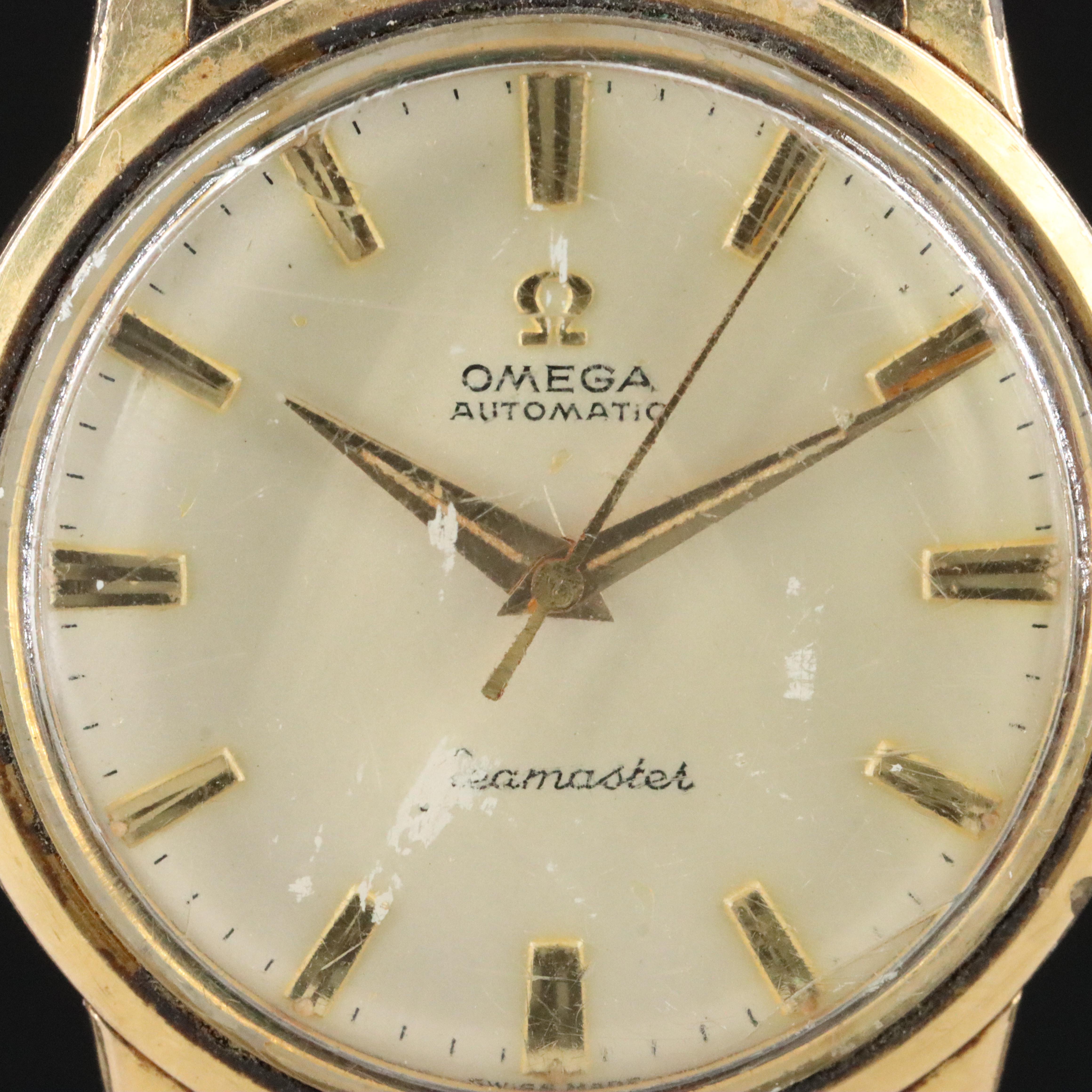Omega Seamaster Gold-Plated Vintage Watch