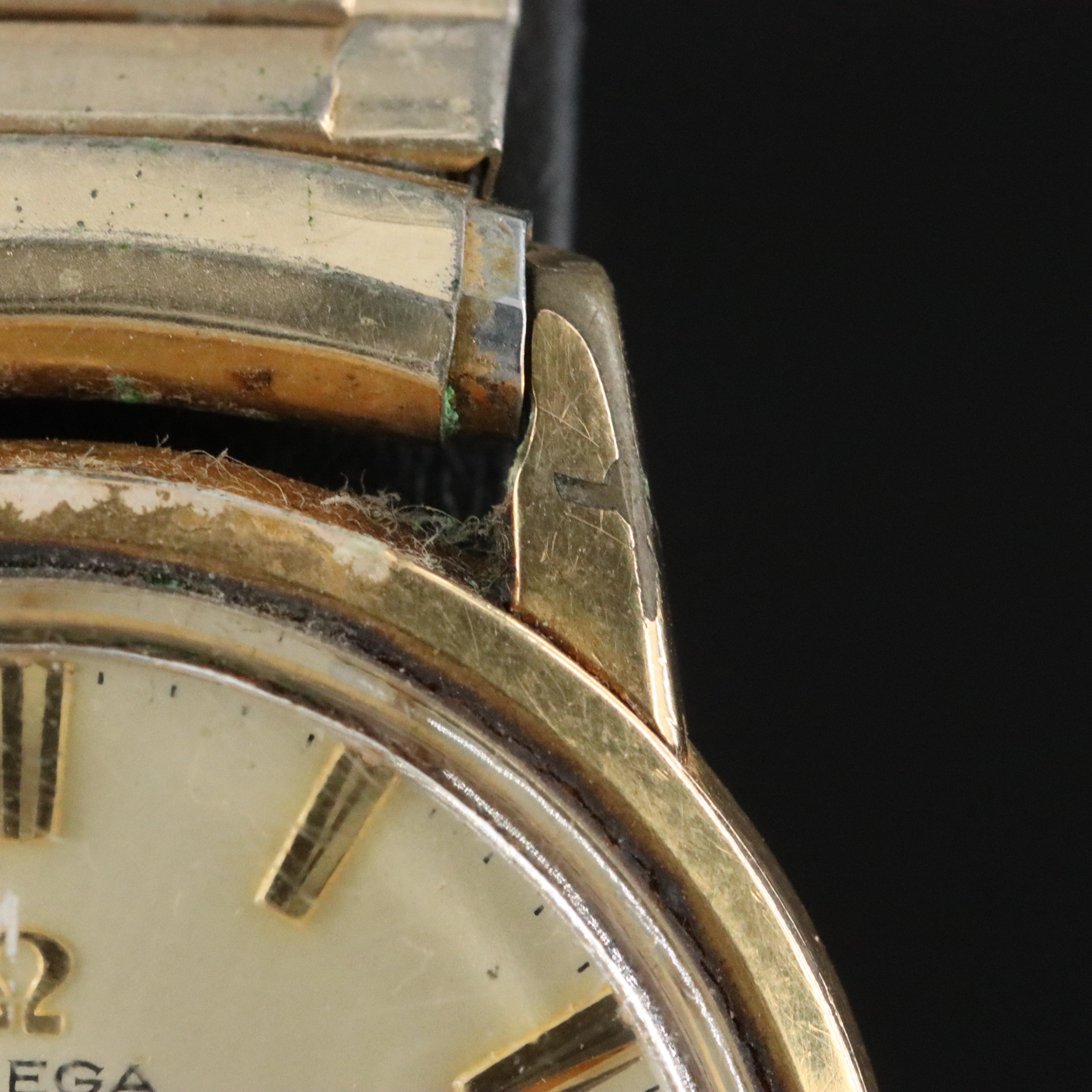 Omega Seamaster Gold-Plated Vintage Watch