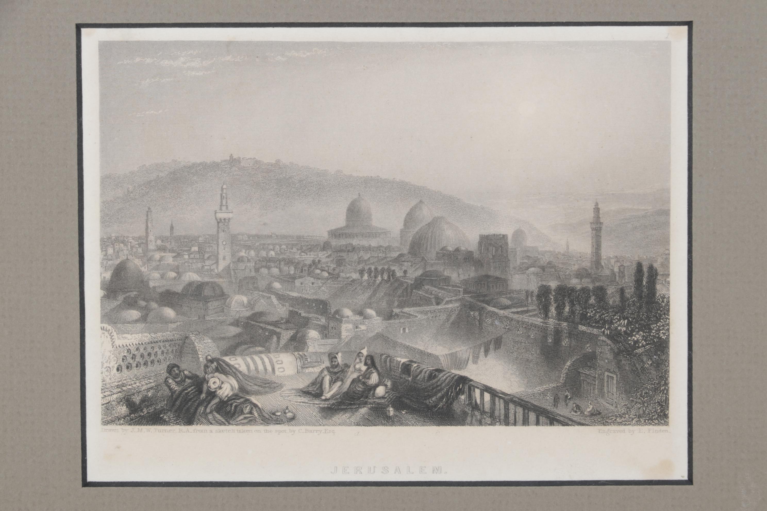 Lithograph After Charles Barry and Edward Finden "Jerusalem", Late 20th Century