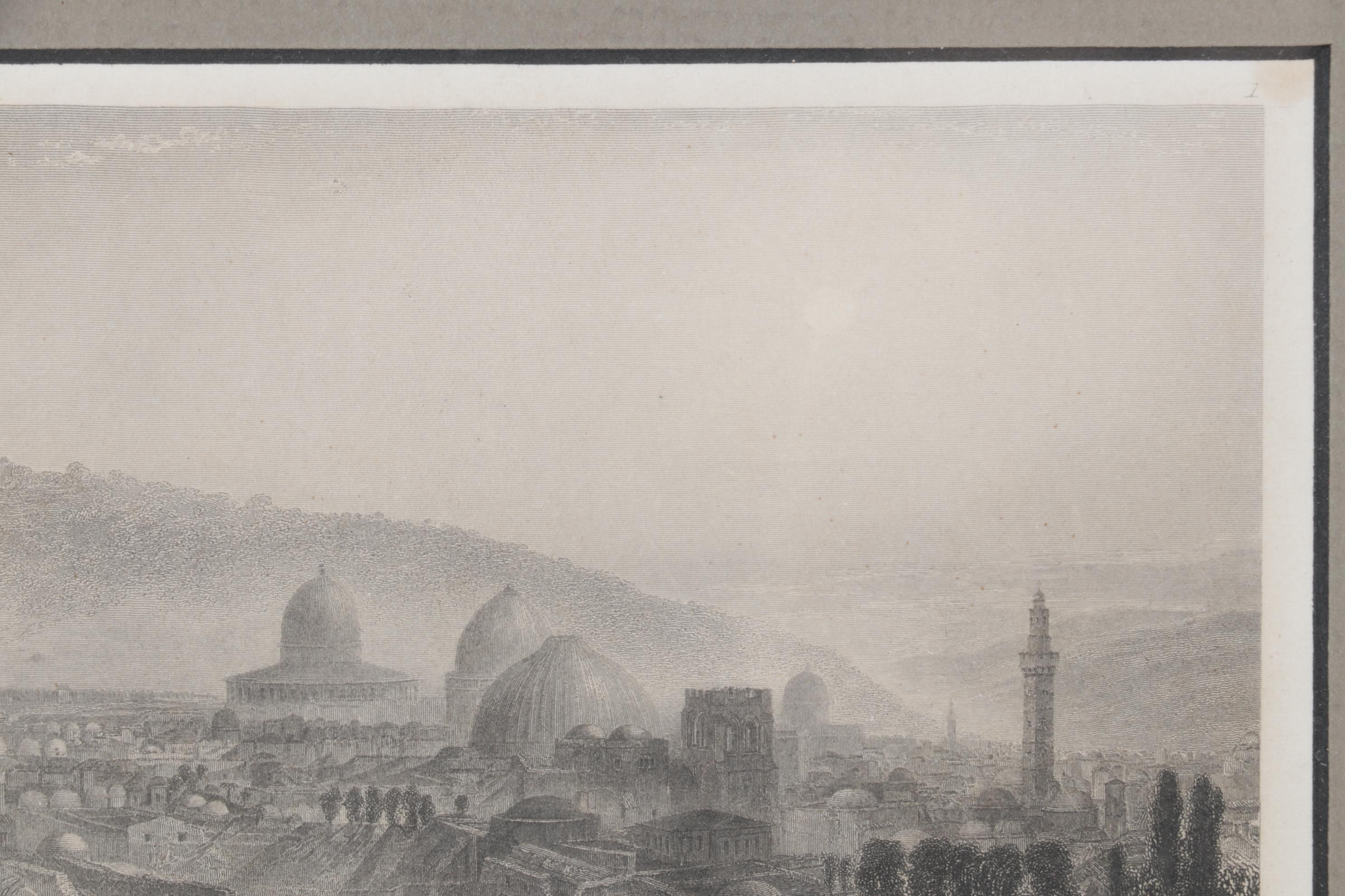 Lithograph After Charles Barry and Edward Finden "Jerusalem", Late 20th Century