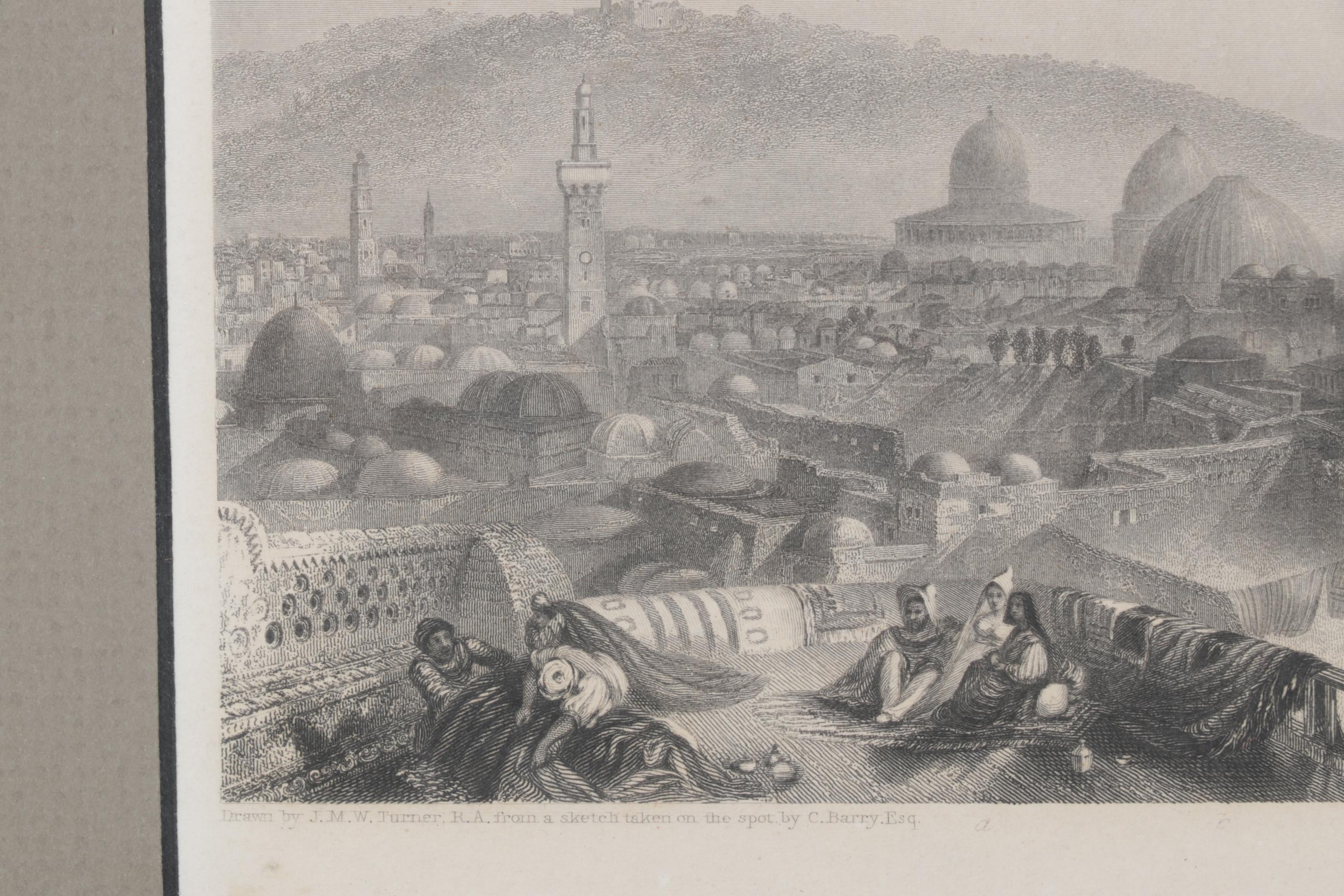 Lithograph After Charles Barry and Edward Finden "Jerusalem", Late 20th Century