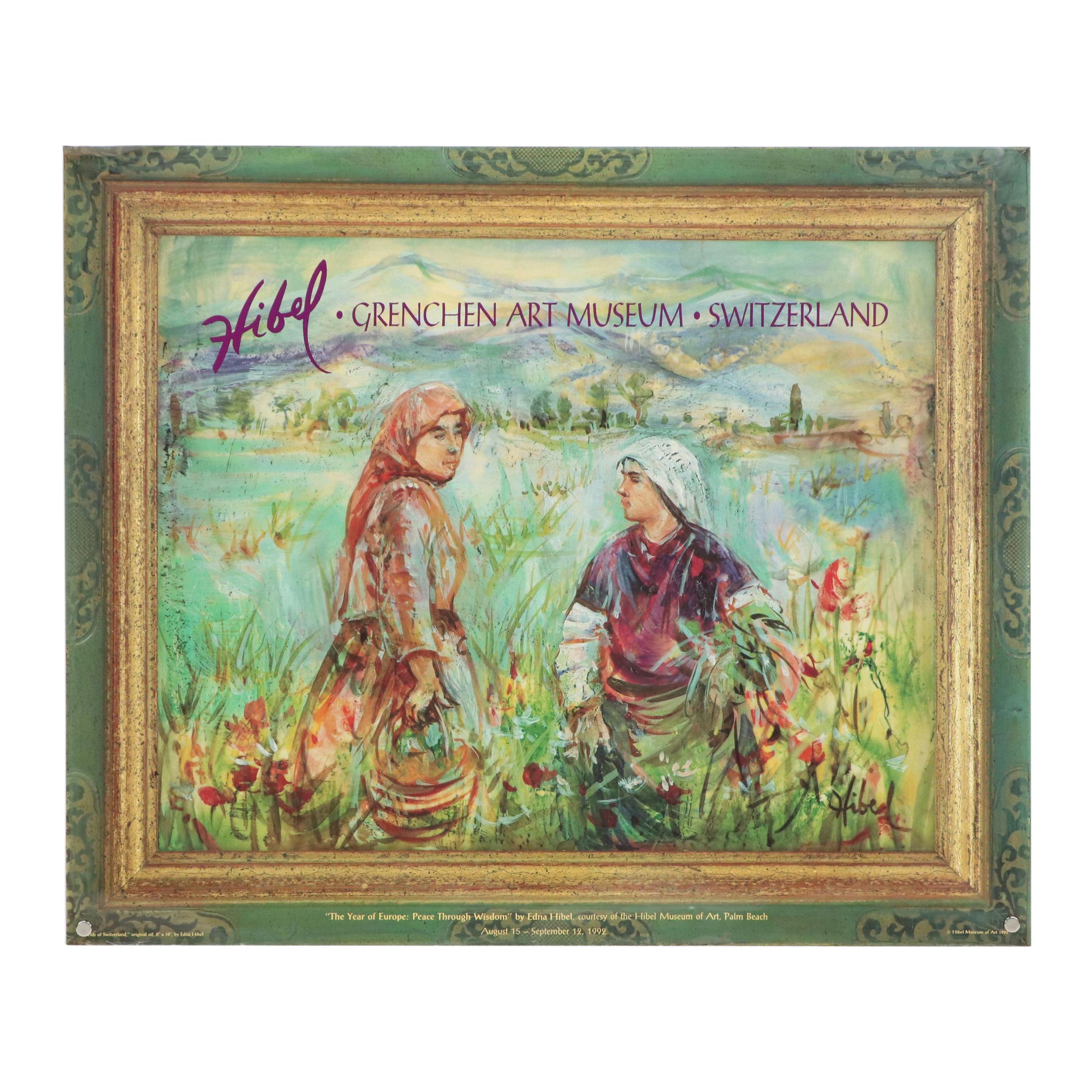 Edna Hibel Exhibition Posters, Late 20th Century