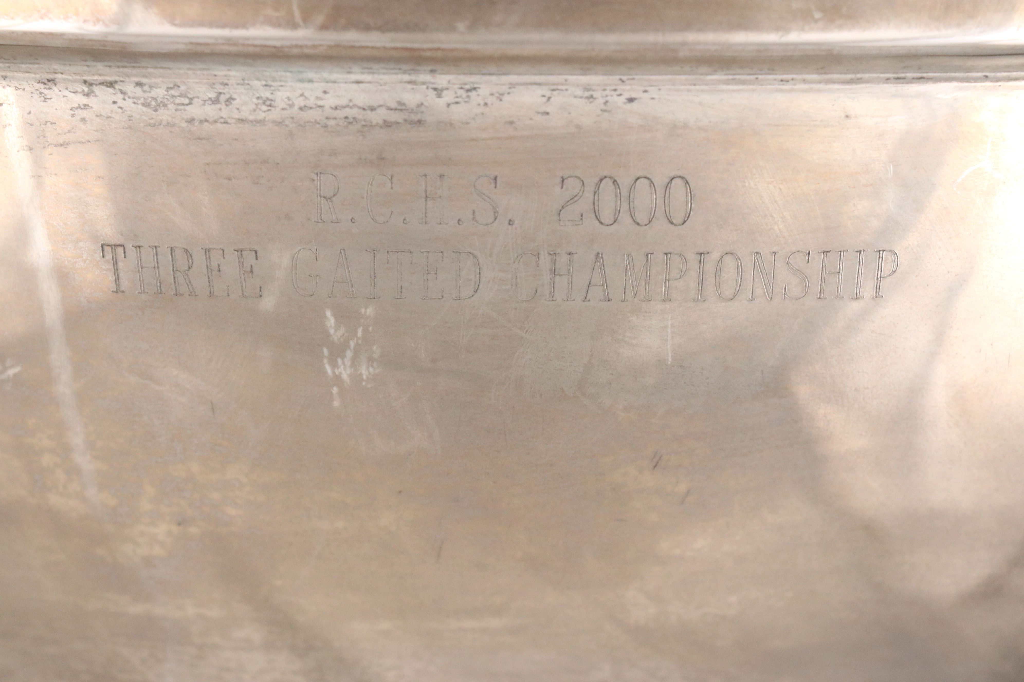 American Standardbred Silver Plate Paul Revere Bowl Trophies