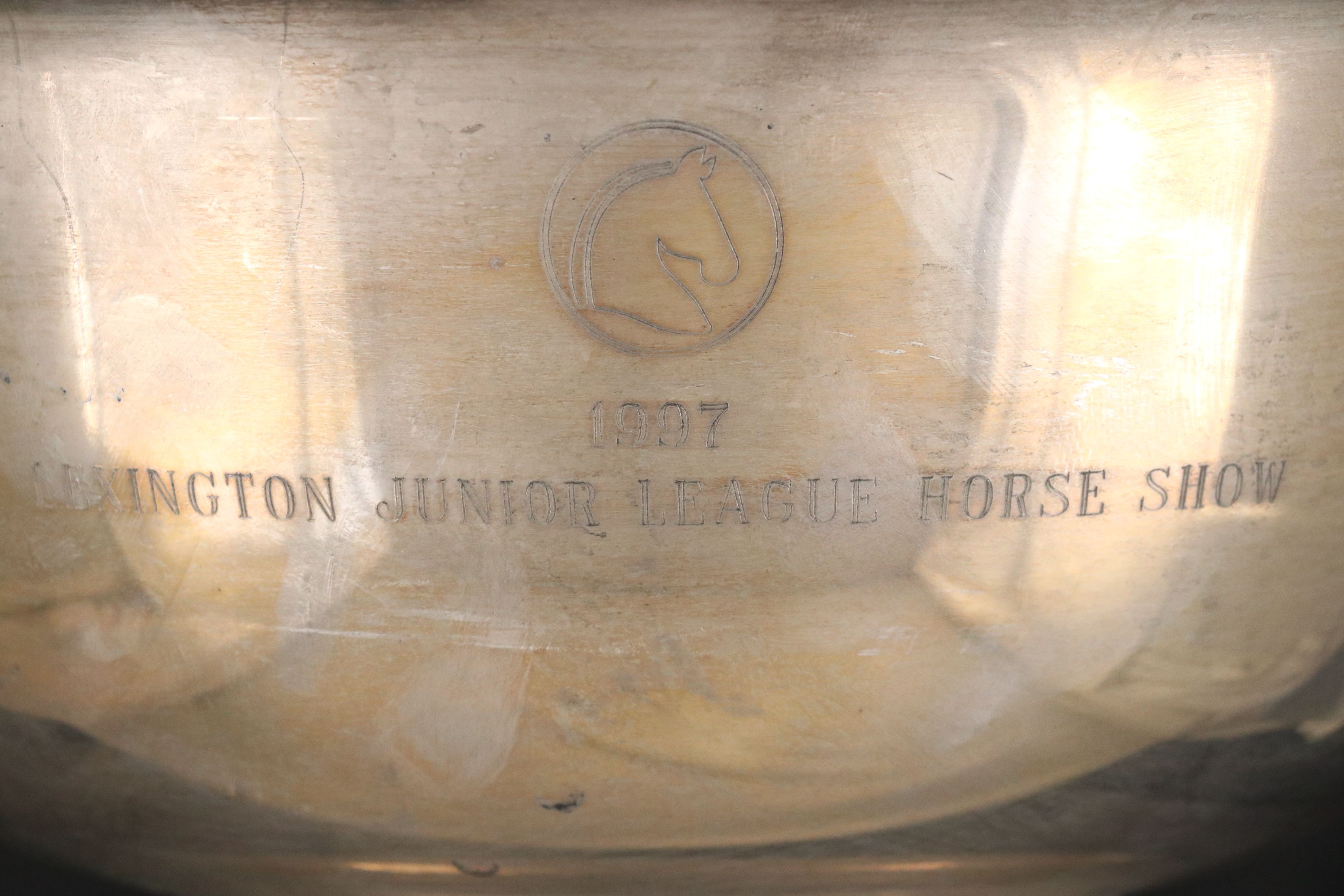 American Standardbred Silver Plate Paul Revere Bowl Trophies