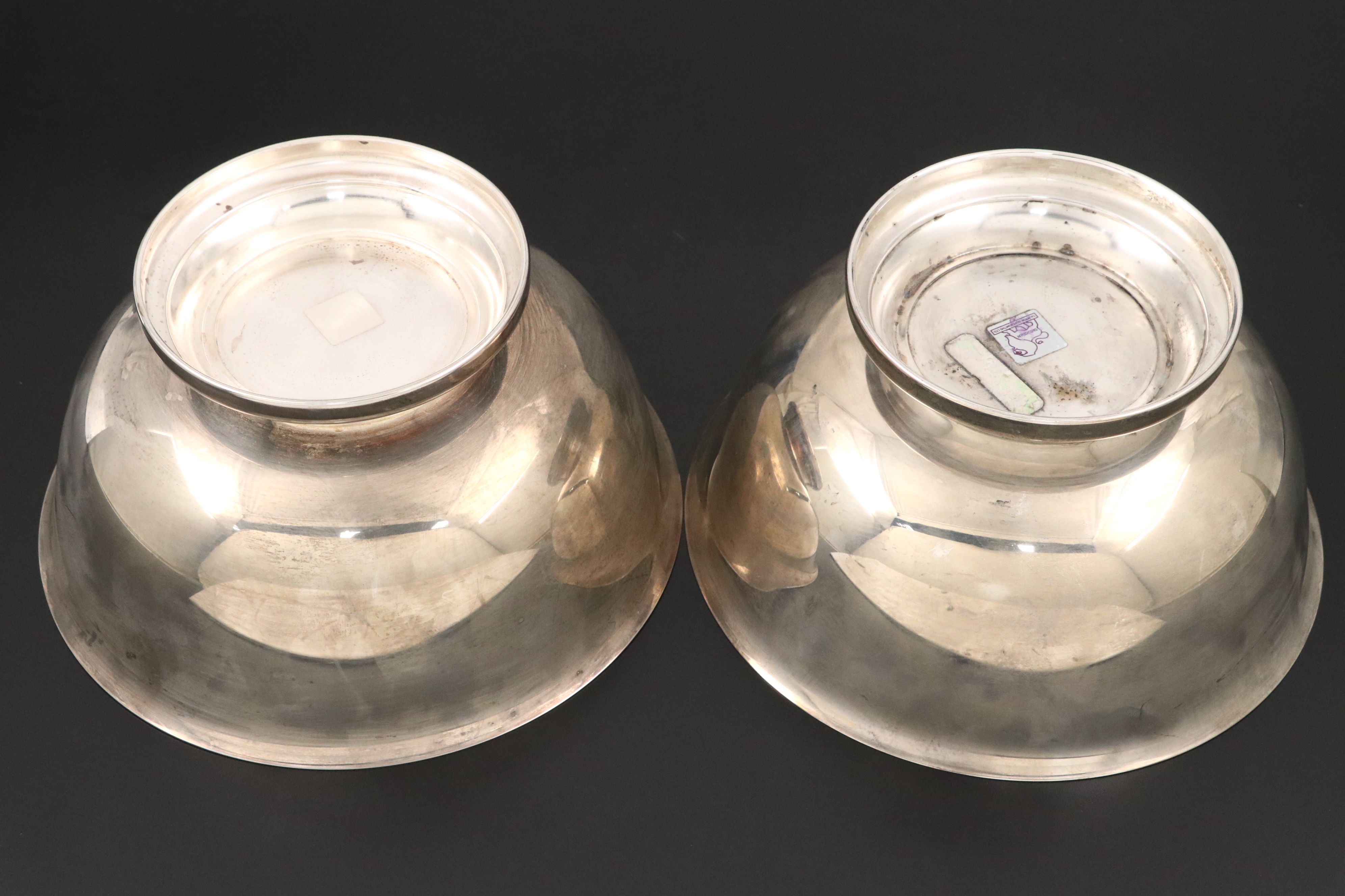 American Standardbred Silver Plate Paul Revere Bowl Trophies