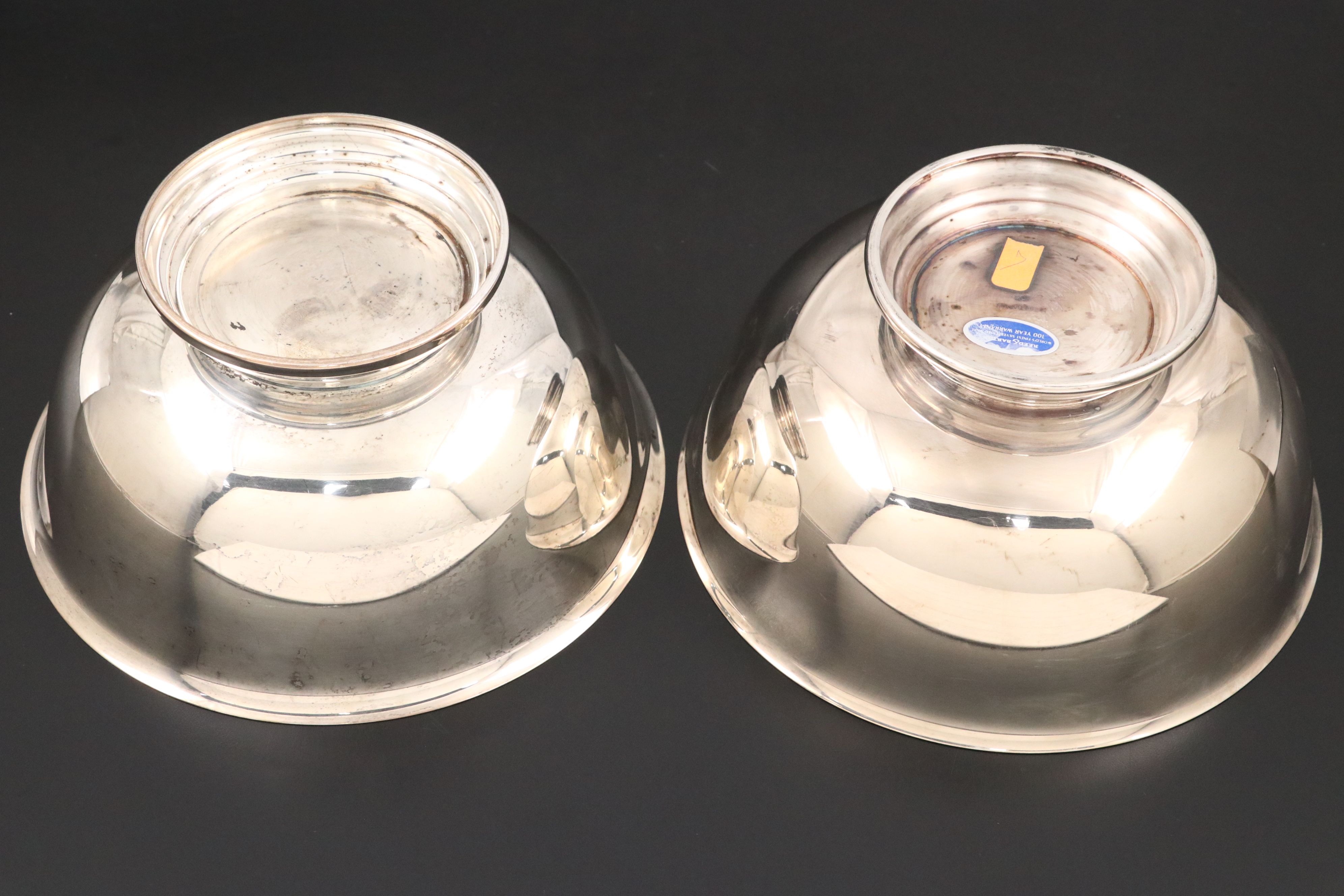 American Standardbred Silver Plate Paul Revere Bowl Trophies