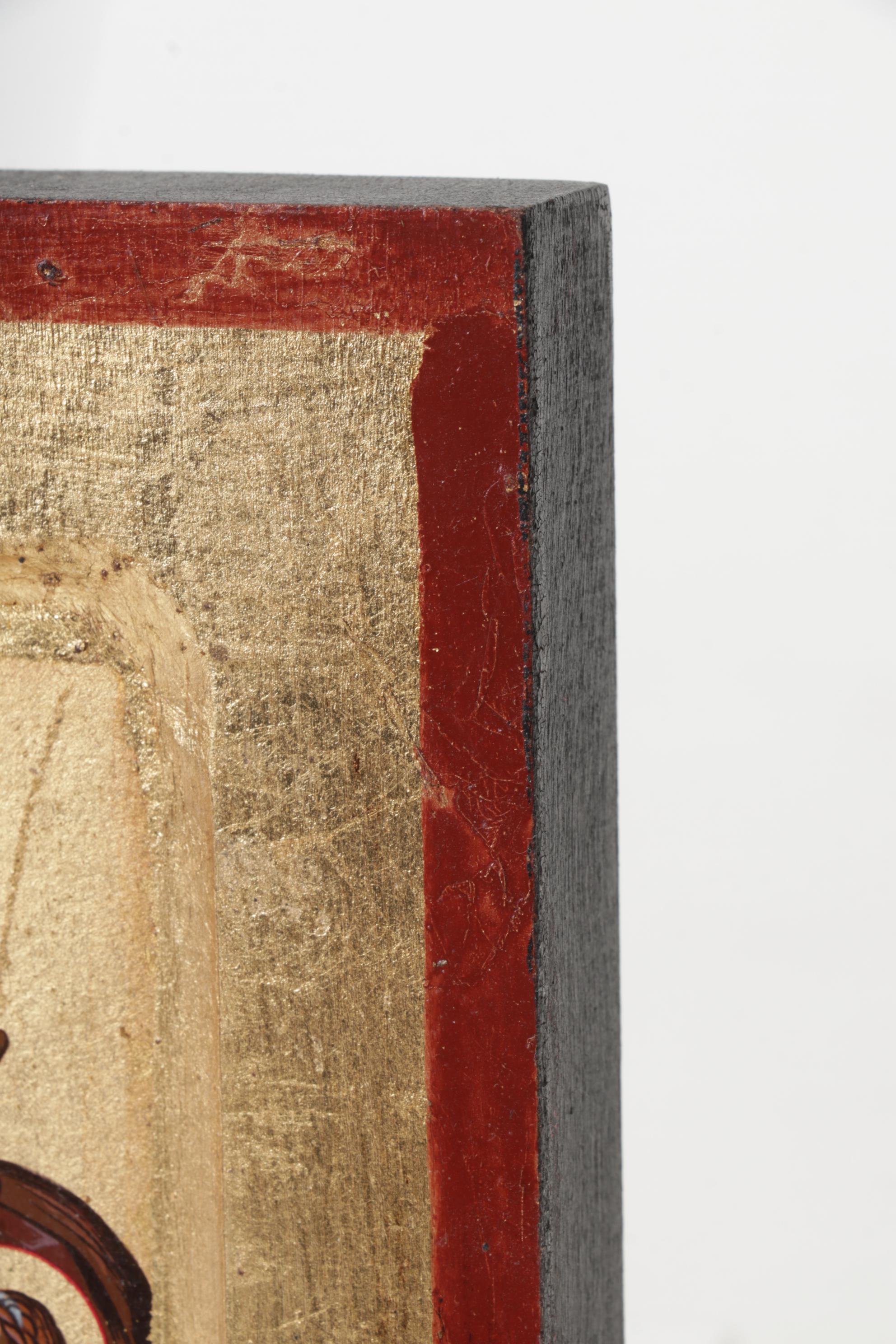 Byzantine Icon of Baptism of Jesus in the Jordan River, Late 20th Century