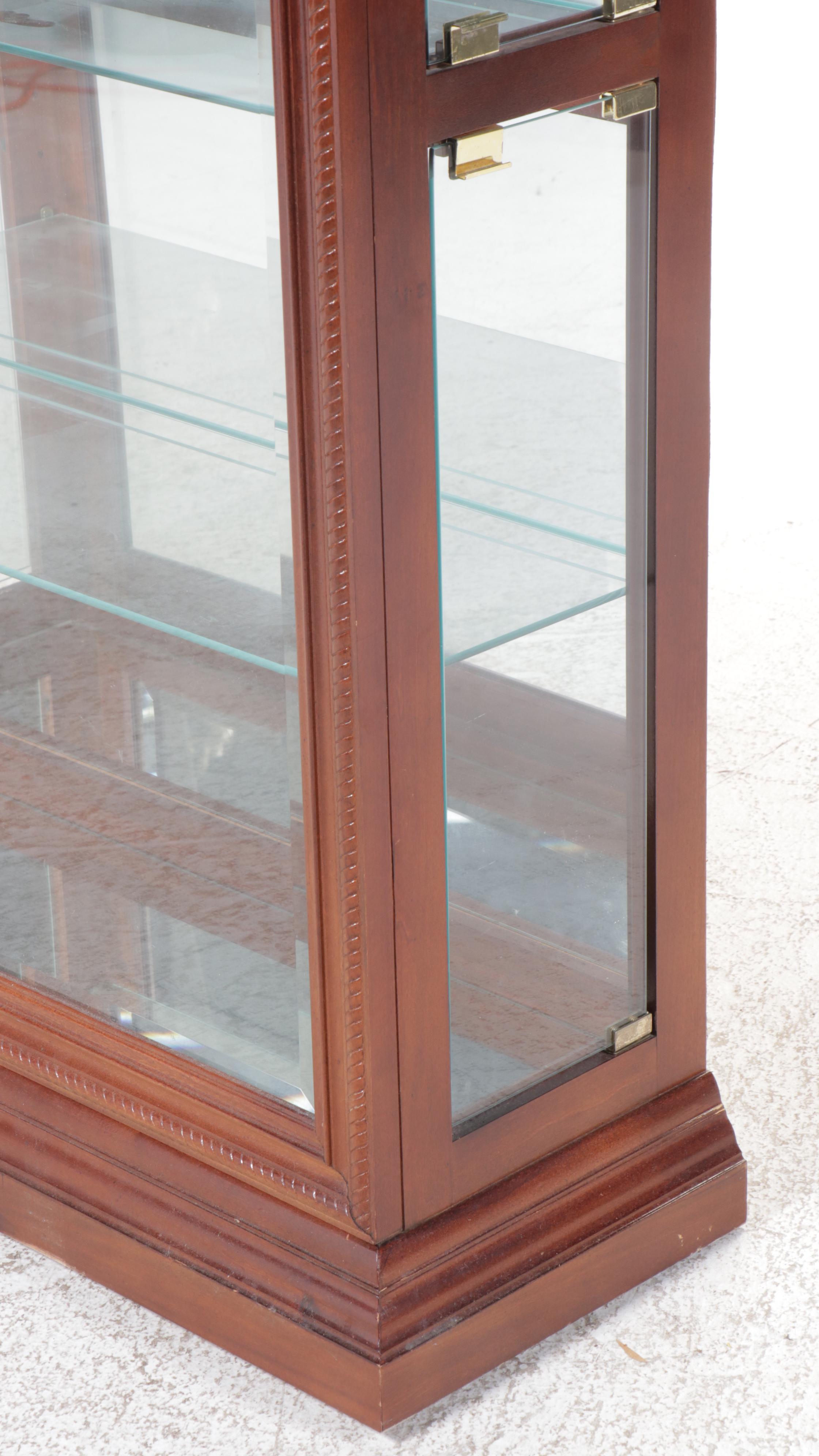 Georgian Style Mahogany Curio Cabinet