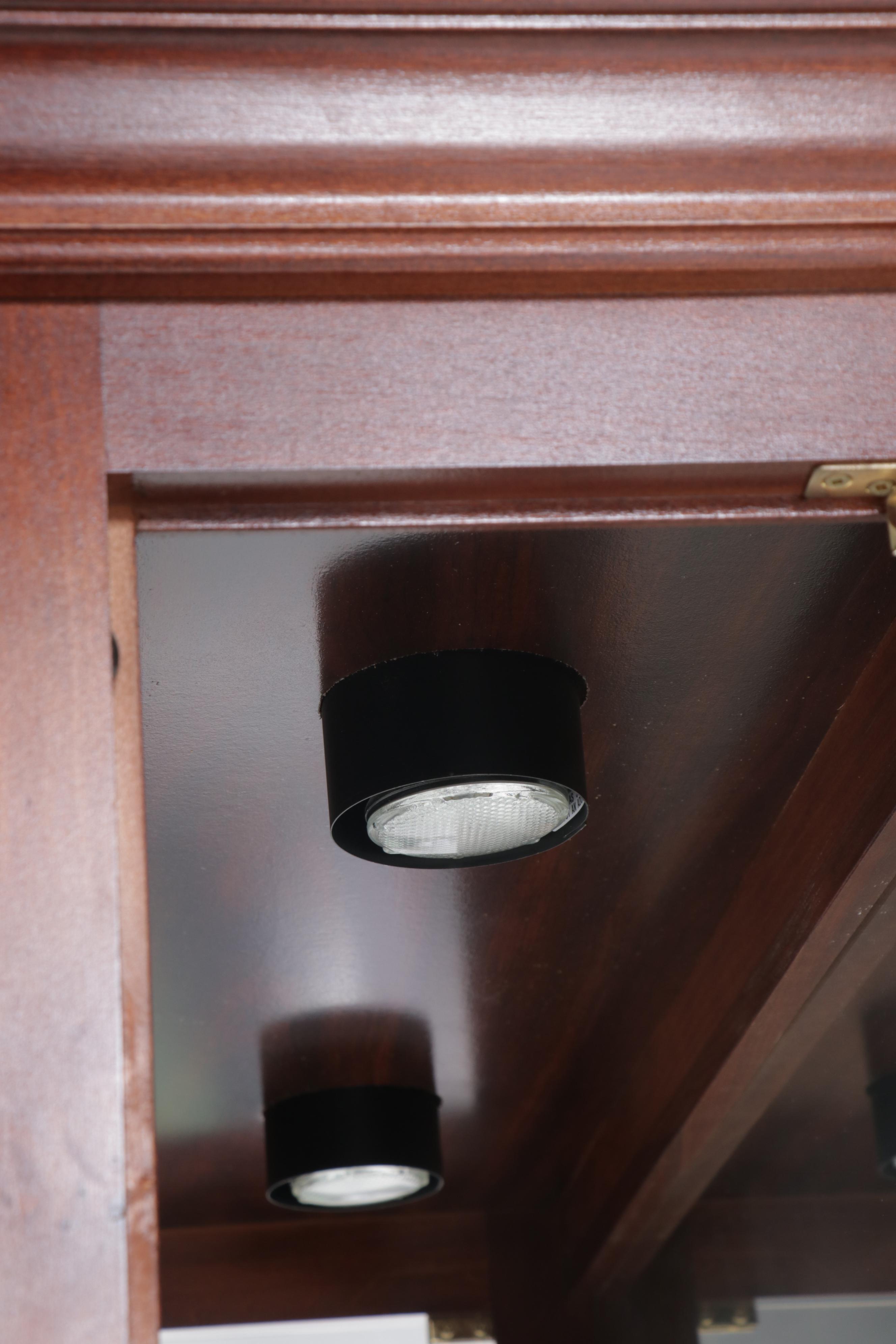 Georgian Style Mahogany Curio Cabinet