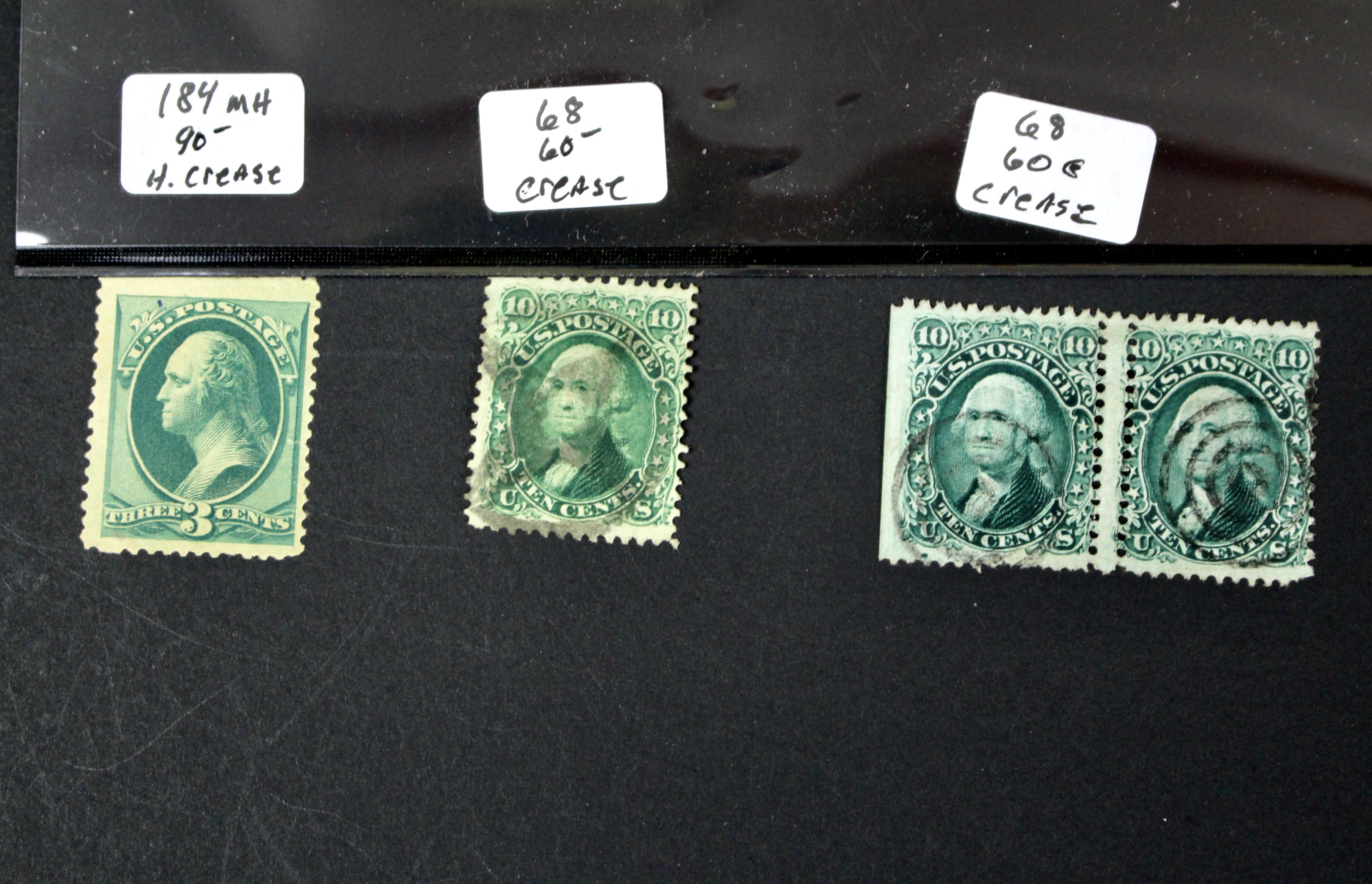 Ninety-One Early U.S. Postage Stamps