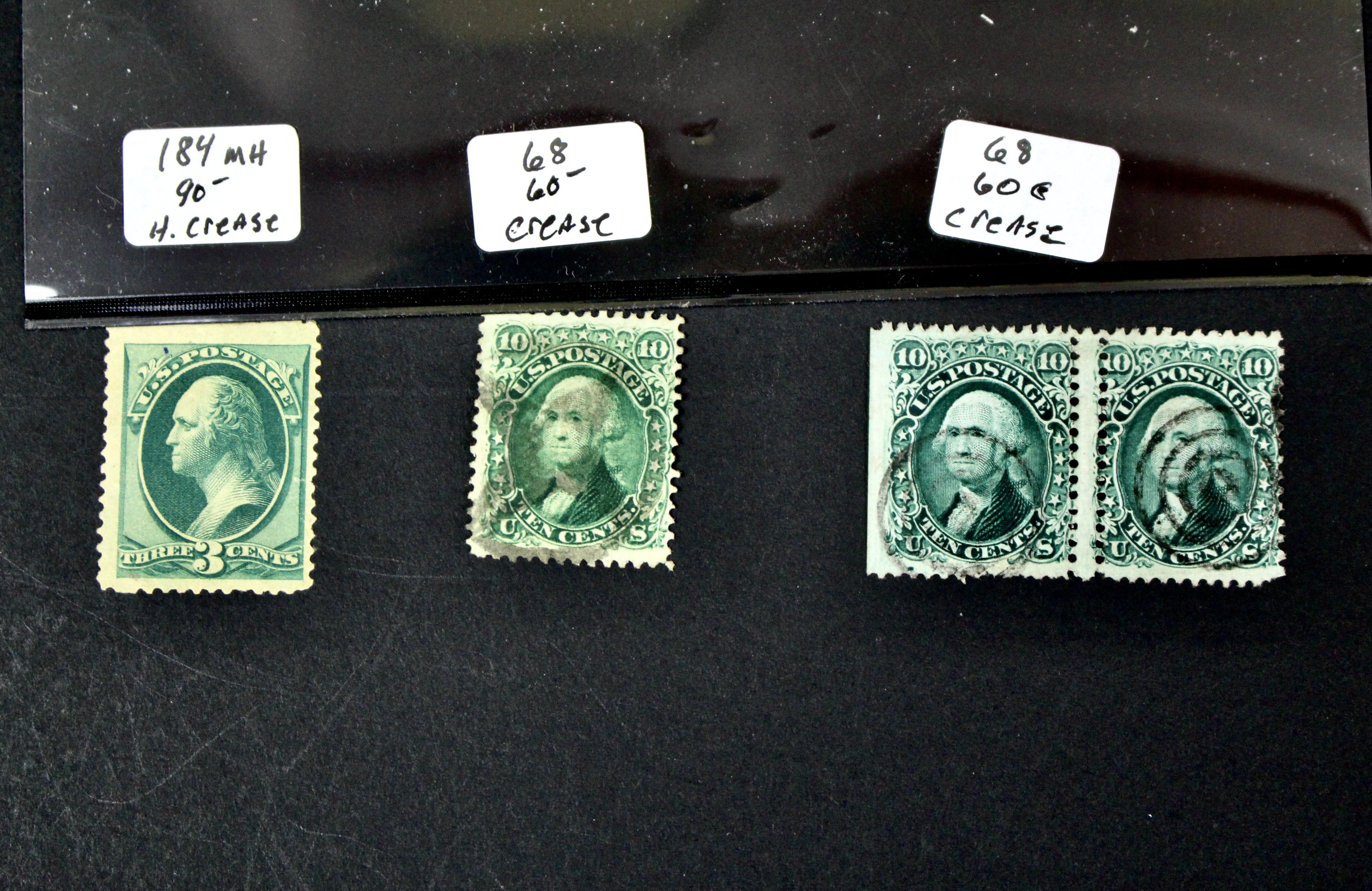 Ninety-One Early U.S. Postage Stamps
