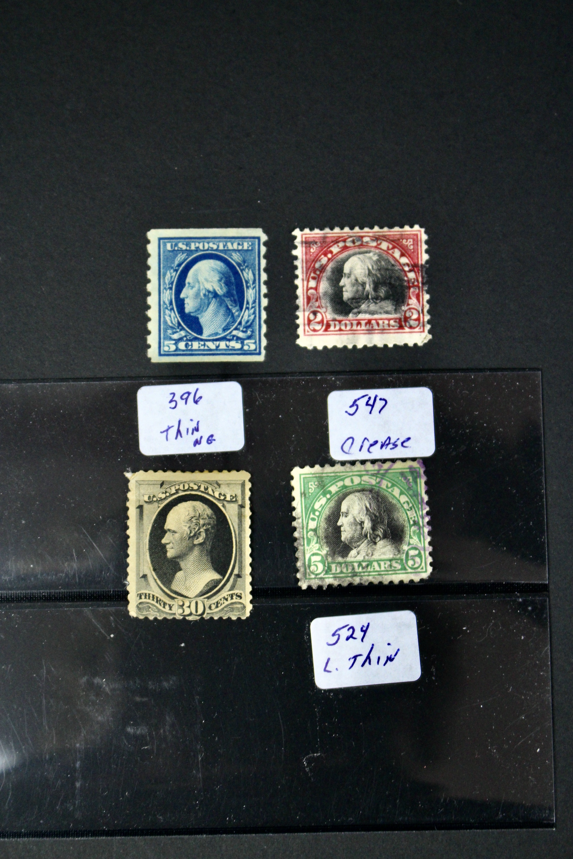 Ninety-One Early U.S. Postage Stamps