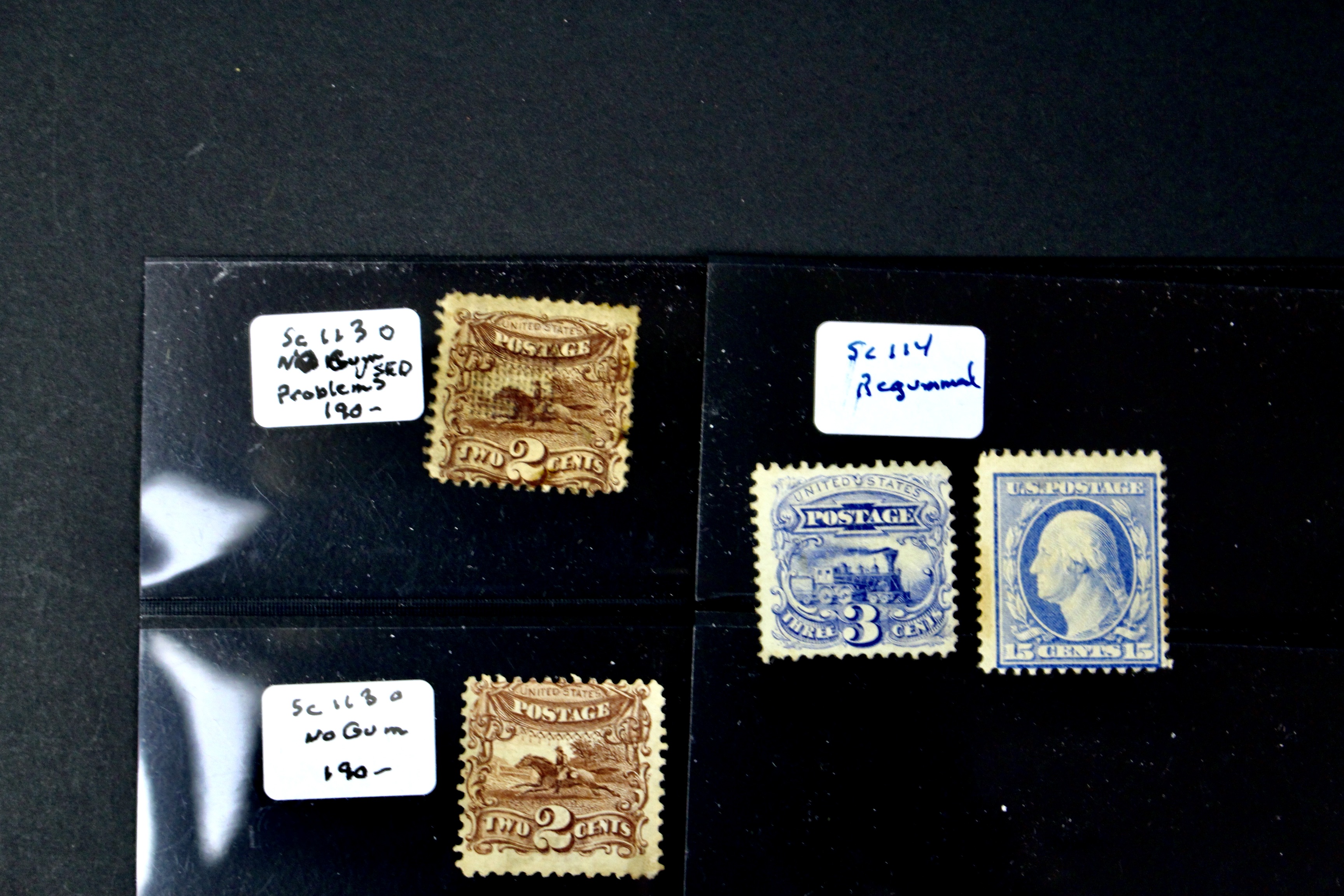 Ninety-One Early U.S. Postage Stamps