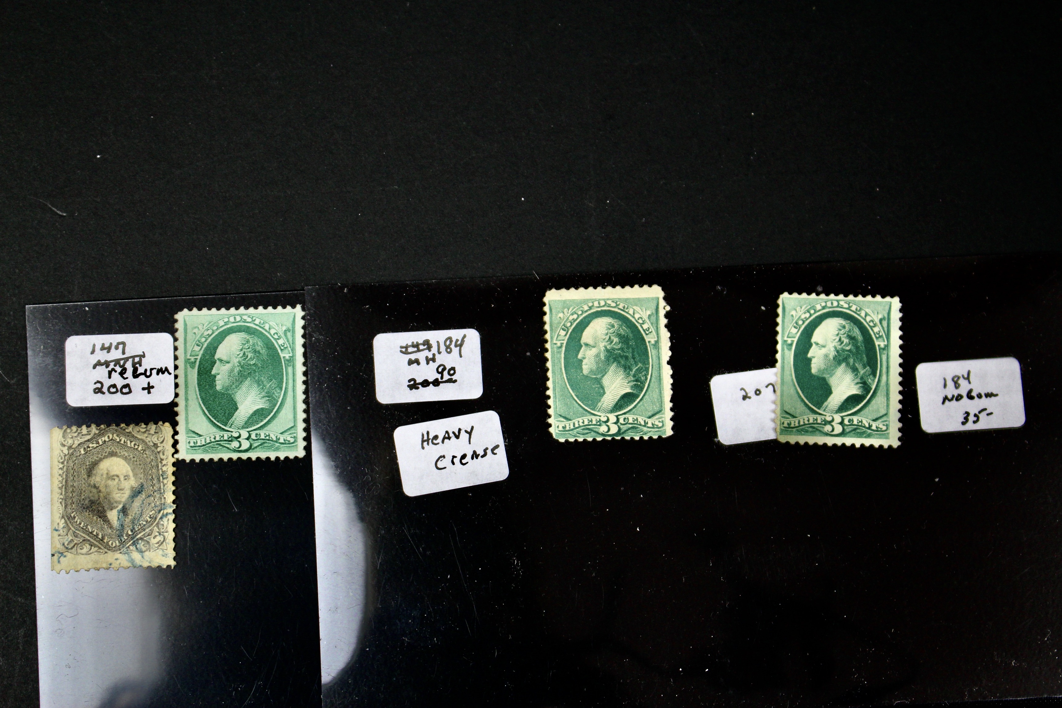 Ninety-One Early U.S. Postage Stamps